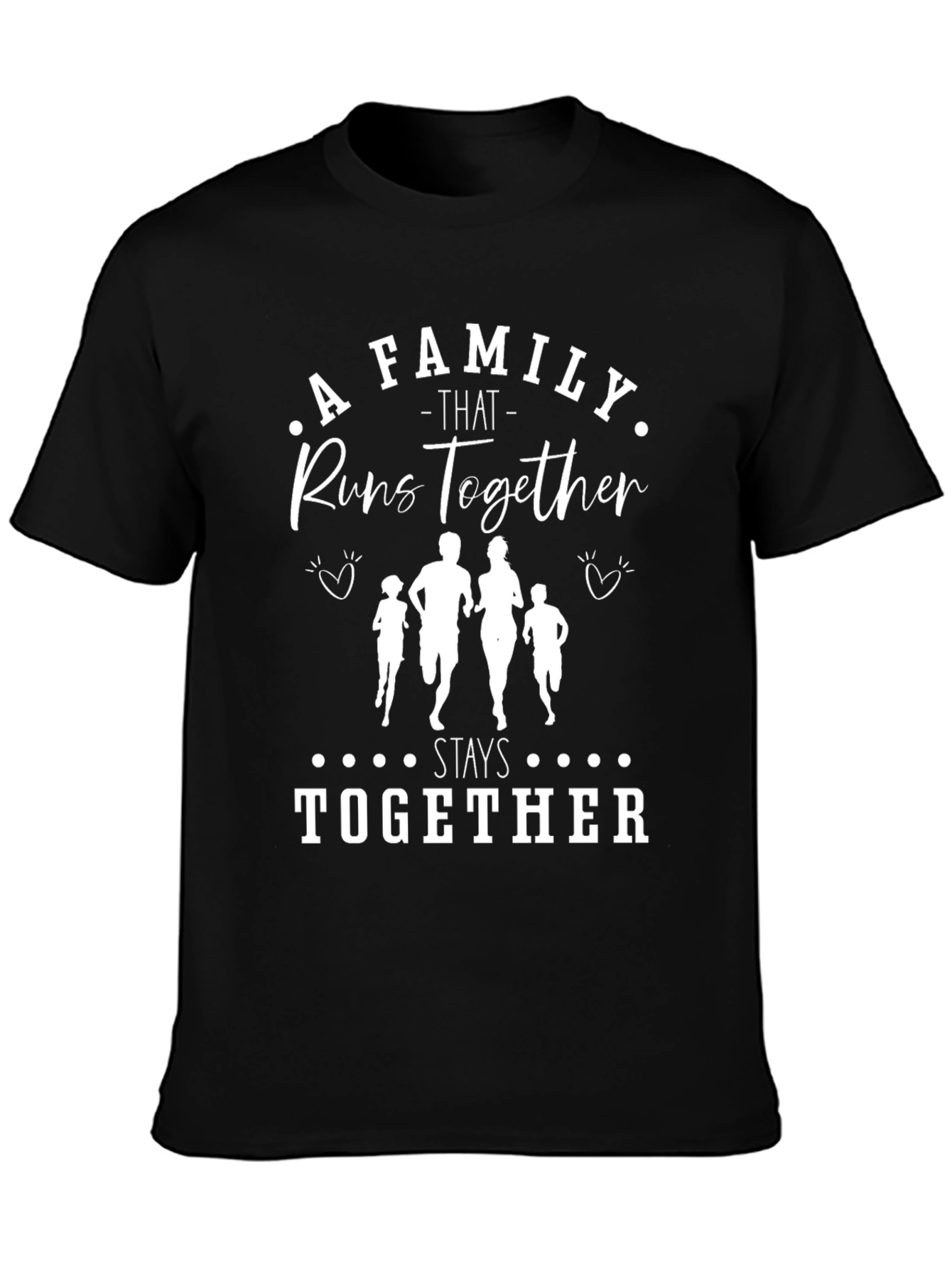 Black Family That Runs Together T-Shirt view 3