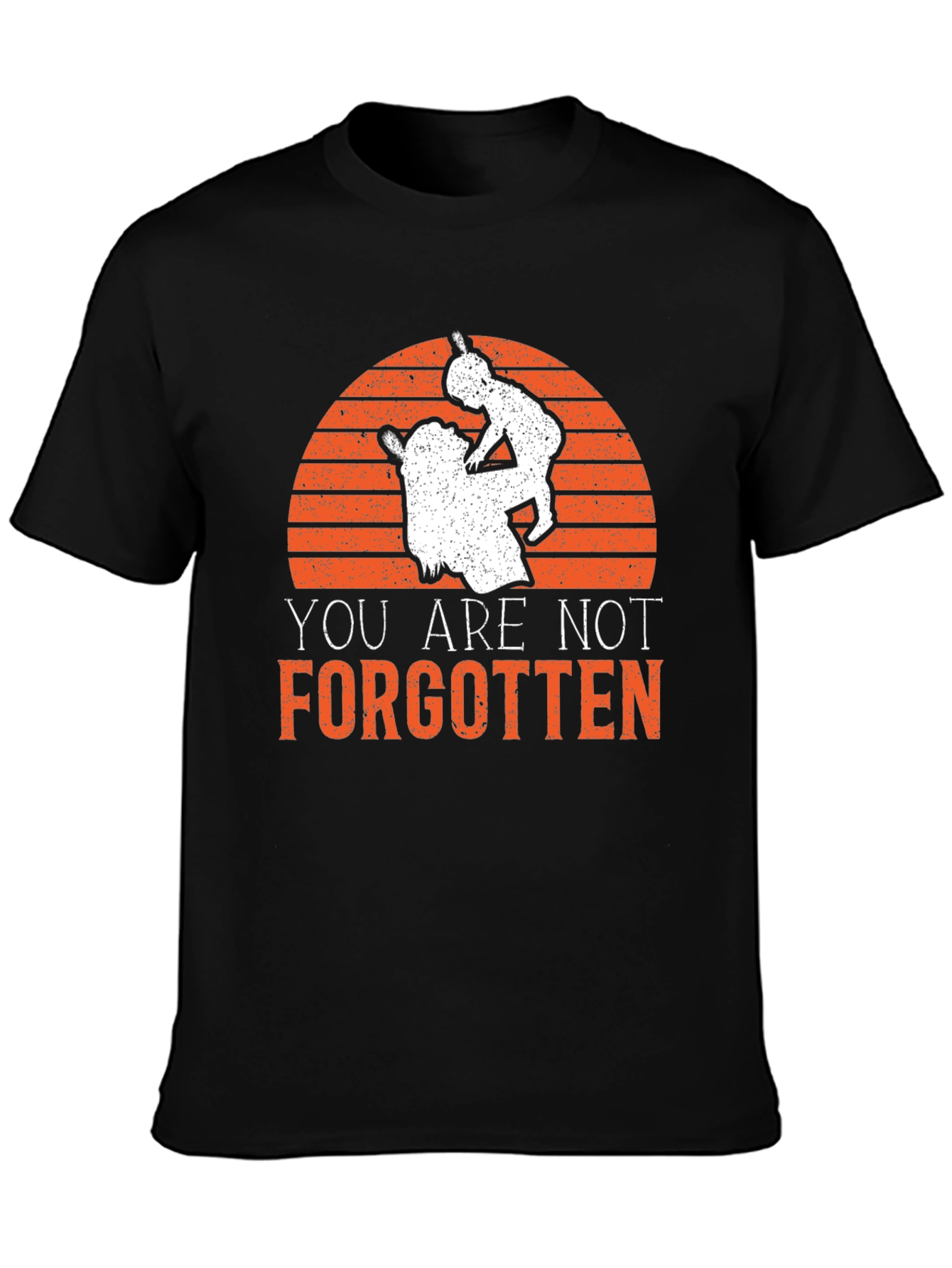 Black You Are Not Forgotten Graphic T-Shirt view 3