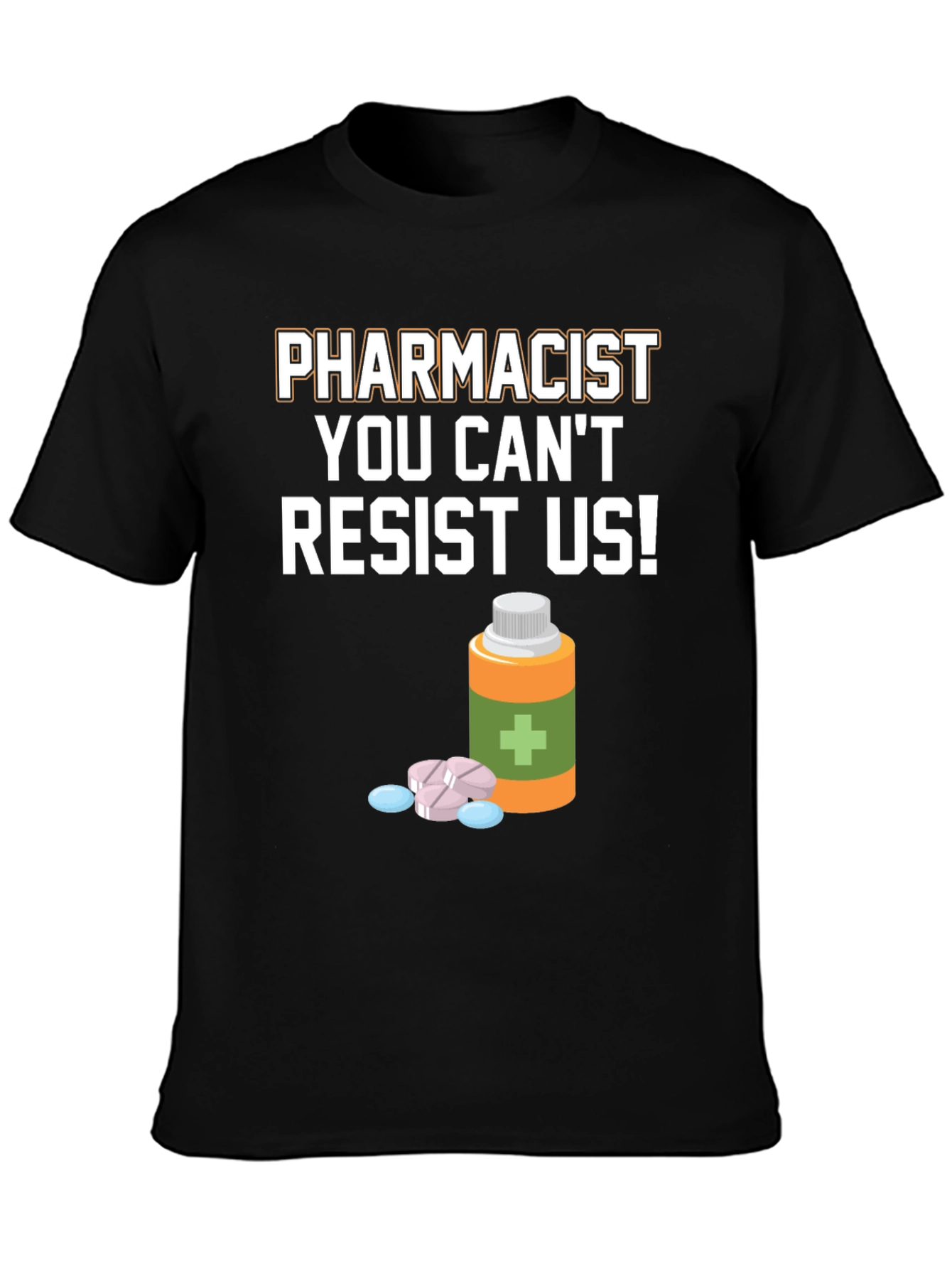 Black Pharmacist Resist Us T-Shirt - Novelty Pharmacy Tee view 3