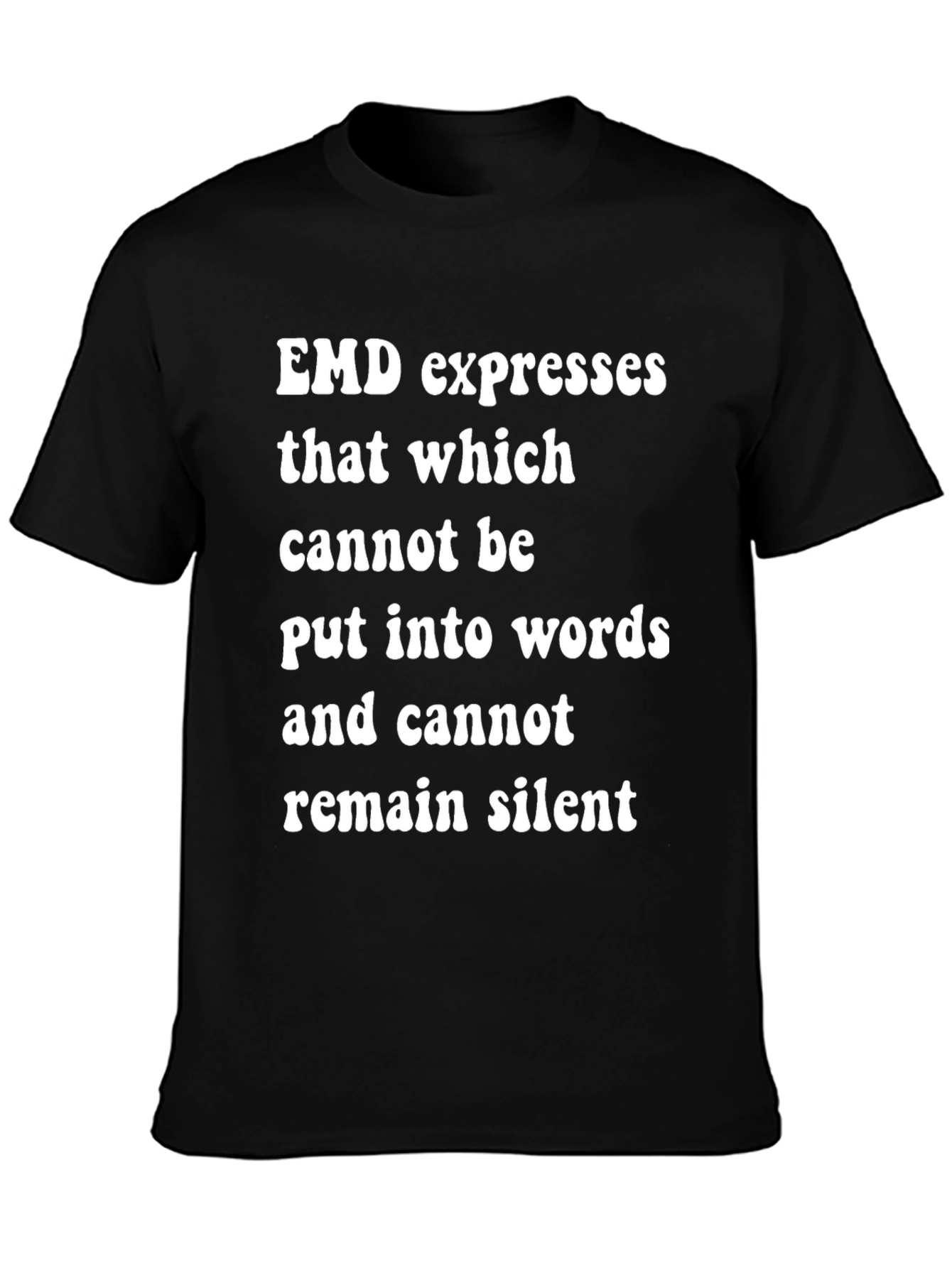 Black EMD Expresses Graphic T-Shirt - Soft Cotton Blend view 3