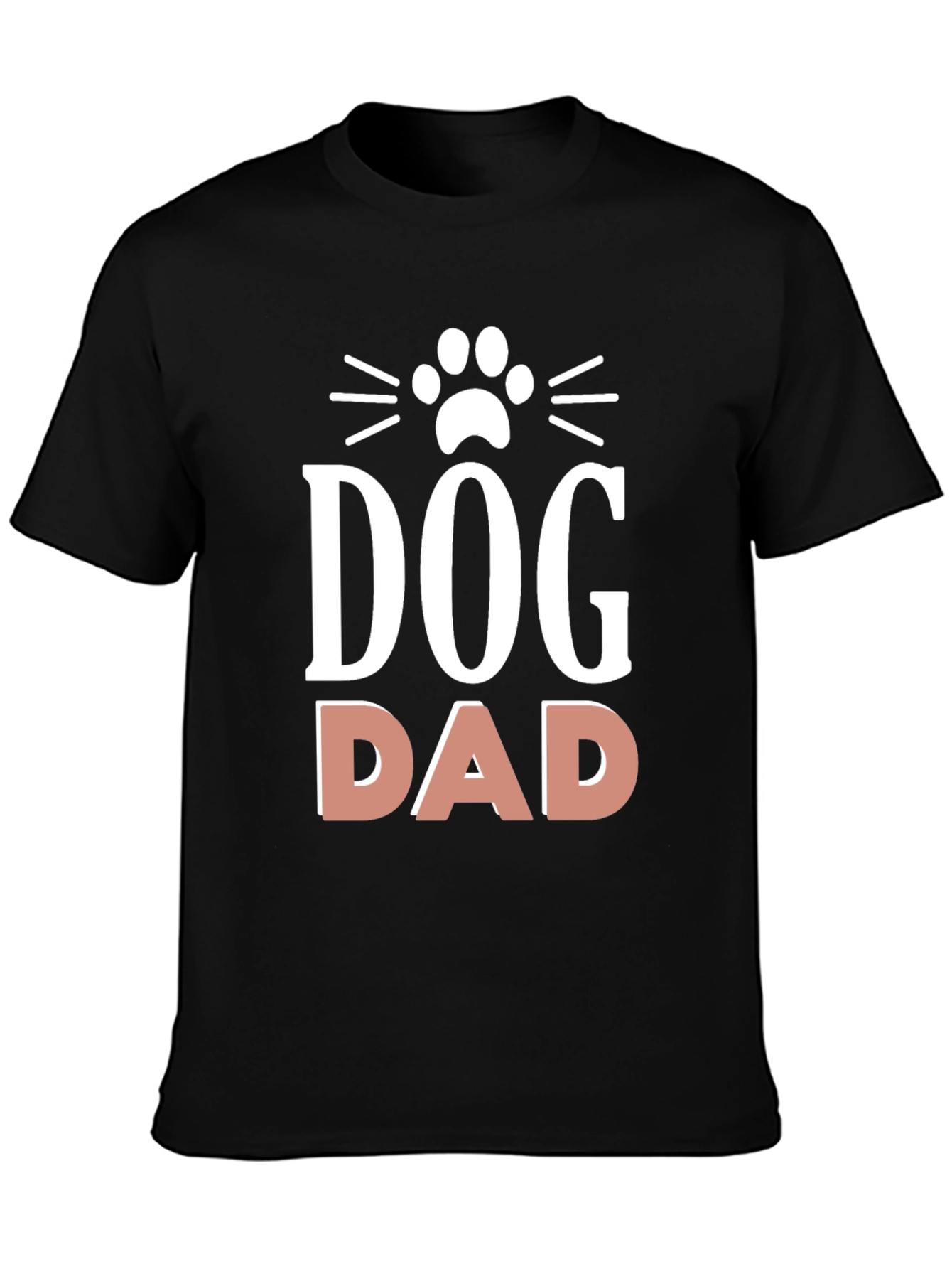 Black Dog Dad T-Shirt - Pet Lover Apparel view 3