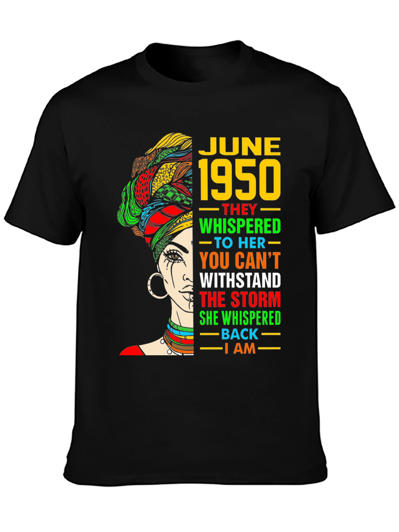 Black June 1950 Woman T-Shirt view 3