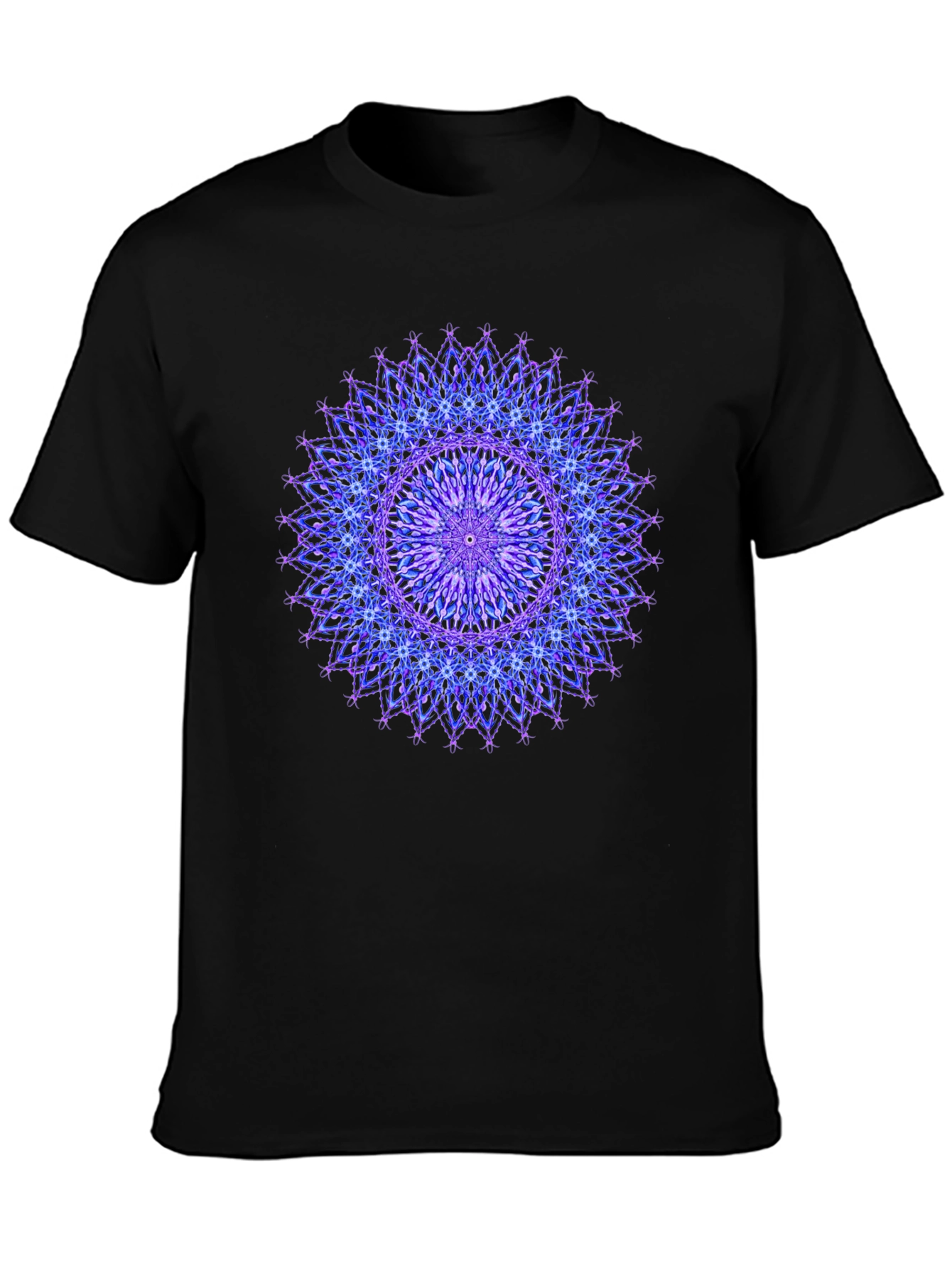 Black Mandala Graphic Tee view 3