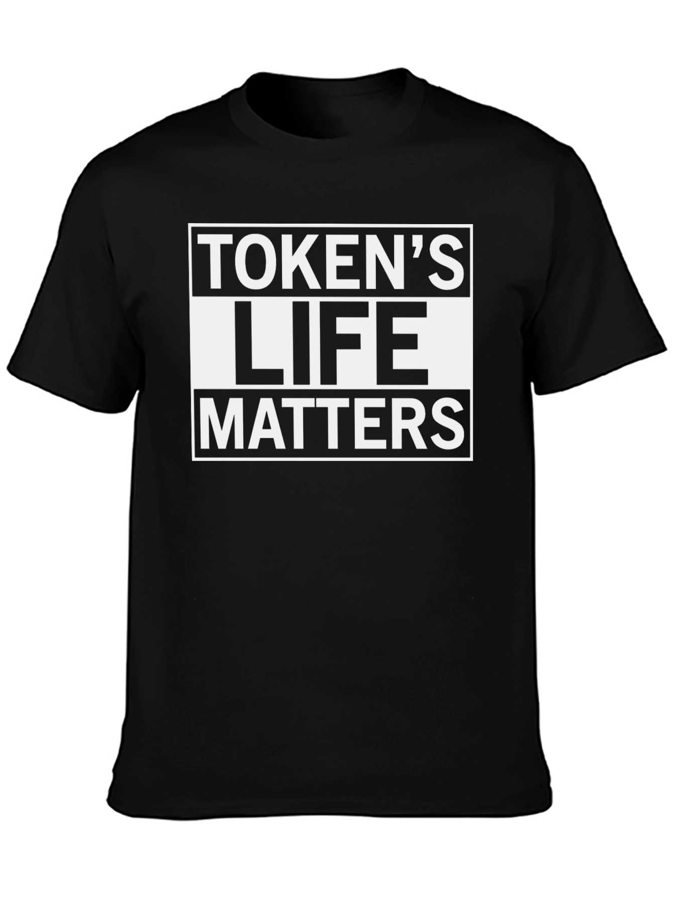 Black Token's Life Matters Graphic Tee view 3