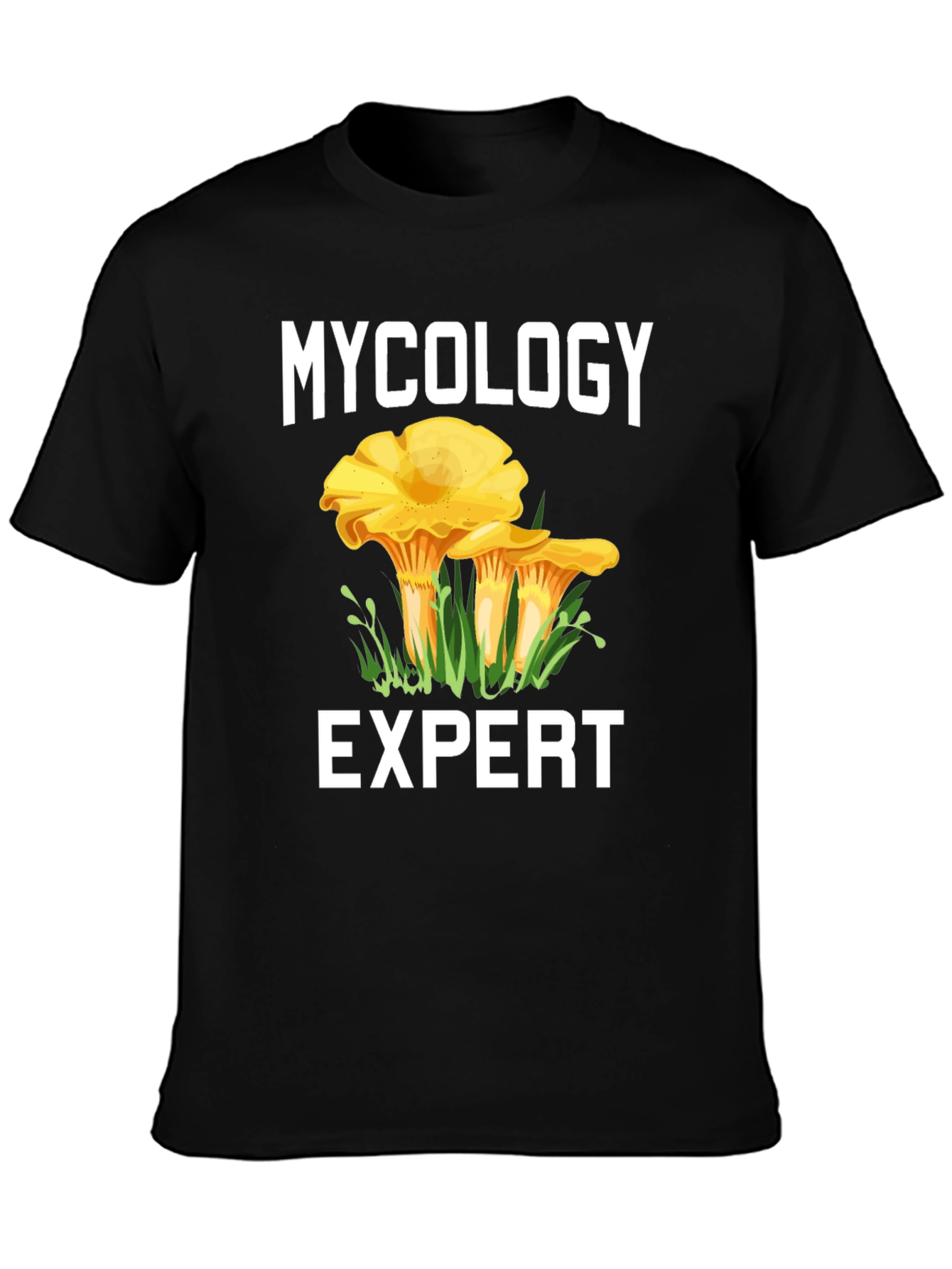 Black Mycology Expert T-Shirt - Mushroom Lover Gift view 3