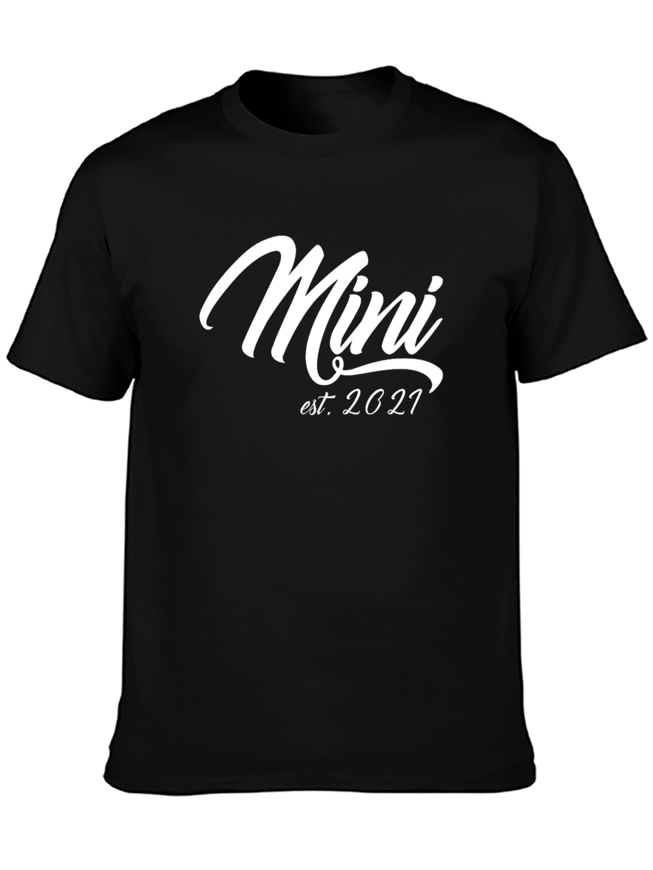 Black Mini Est. 2021 Black Graphic Tee view 3