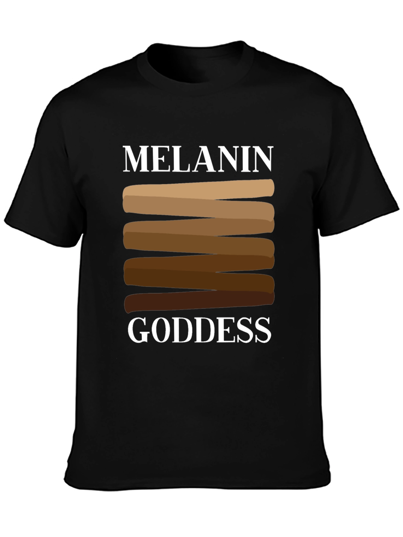 Black Melanin Goddess T-Shirt view 3