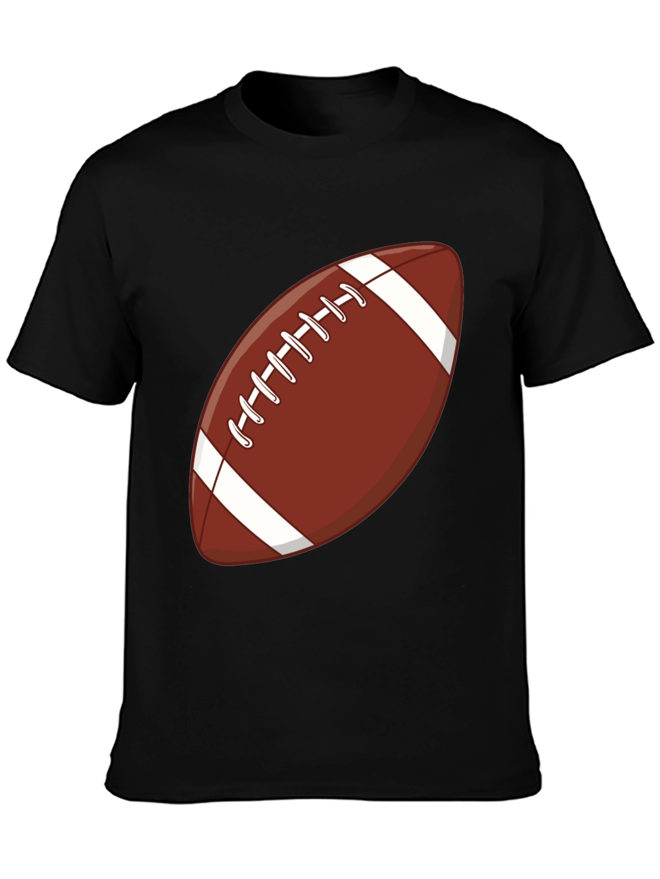 Black Football Graphic Tee - Game Day Ready! view 3