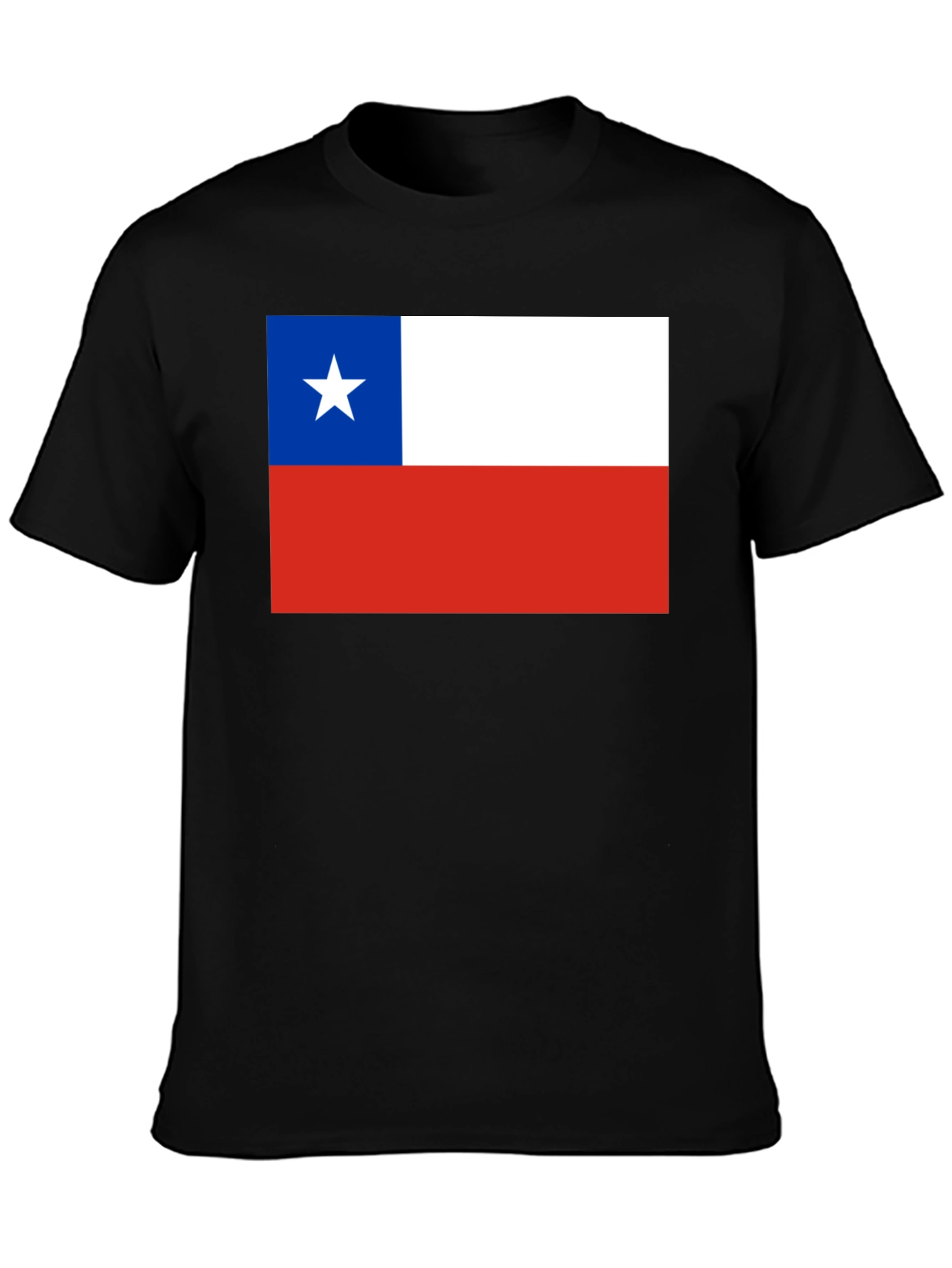 Black Chile Flag T-Shirt - Show Your Pride! view 3