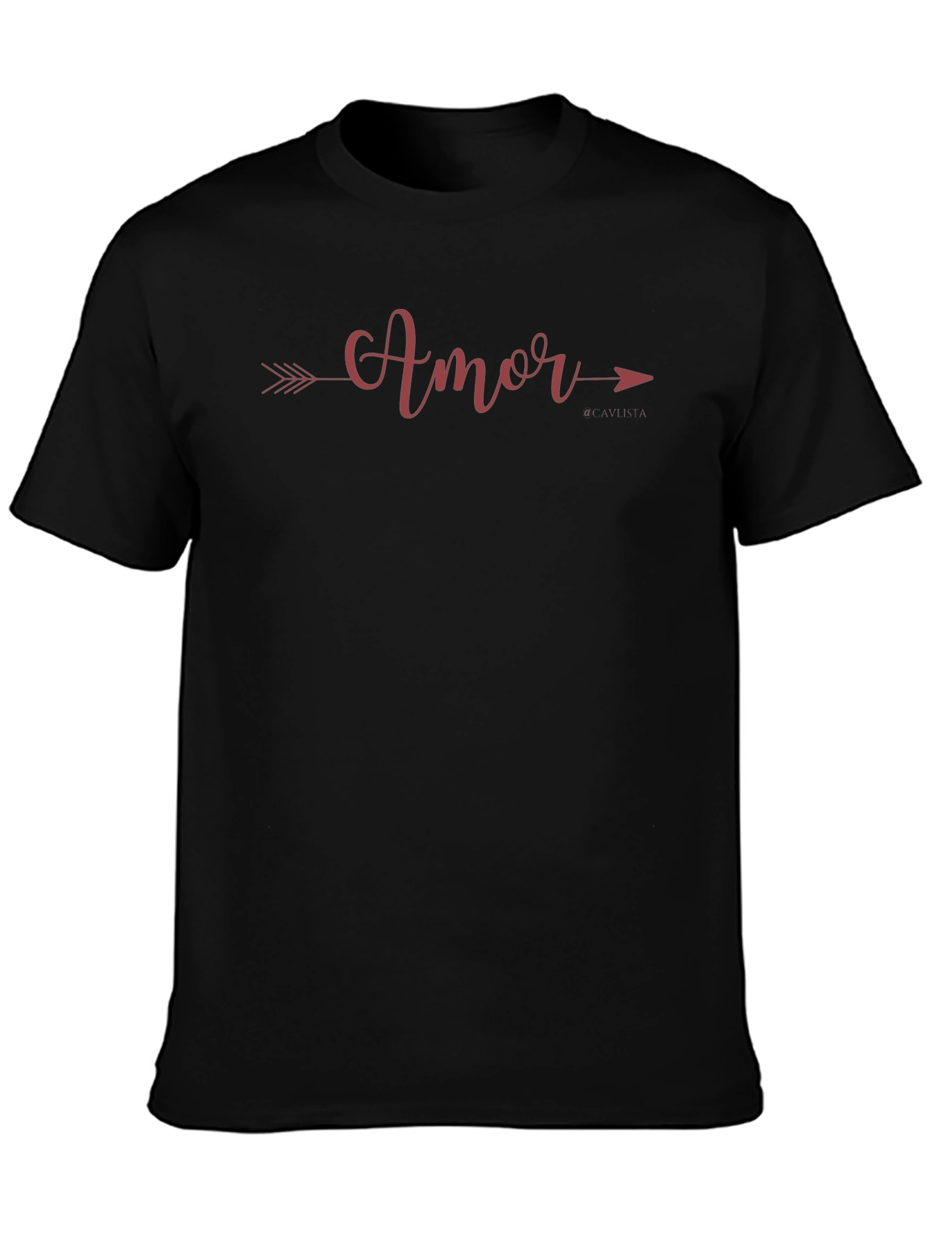 Black Amor Arrow Graphic Tee - Stylish Love Shirt view 3
