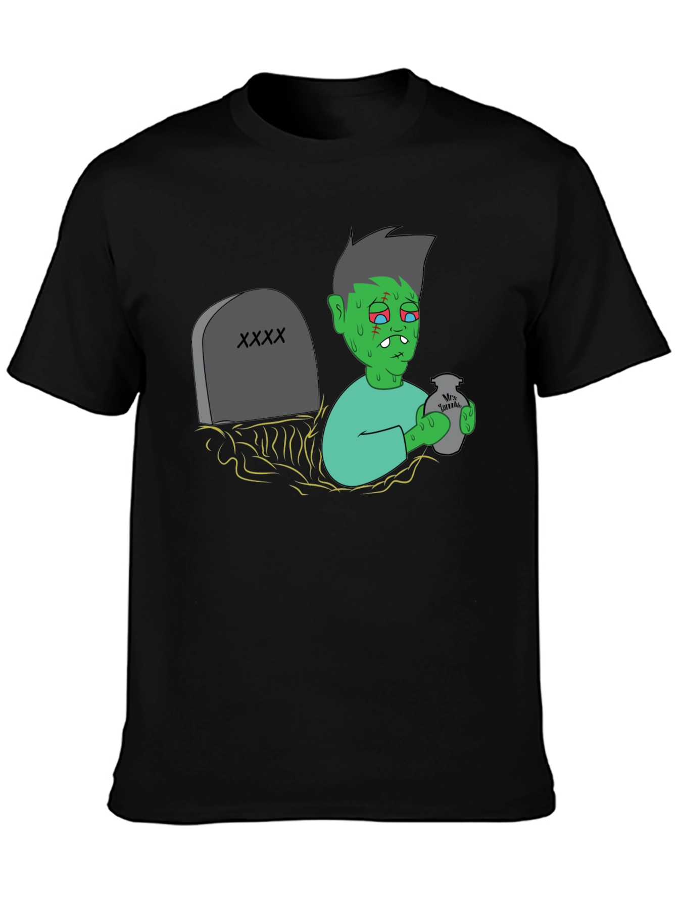 Black Zombie Resurrection Graphic T-Shirt view 3