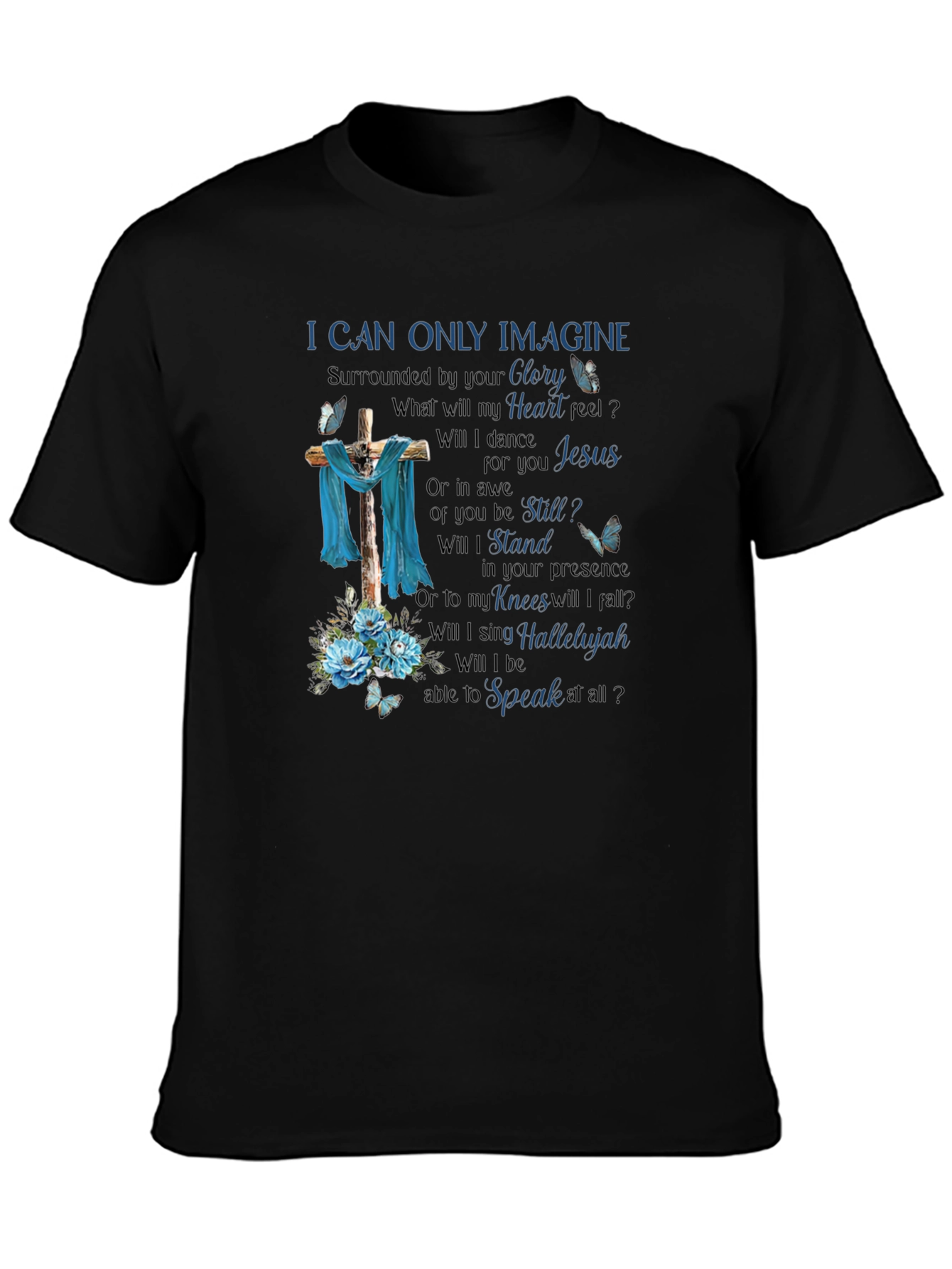 Black I Can Only Imagine Graphic Tee view 3