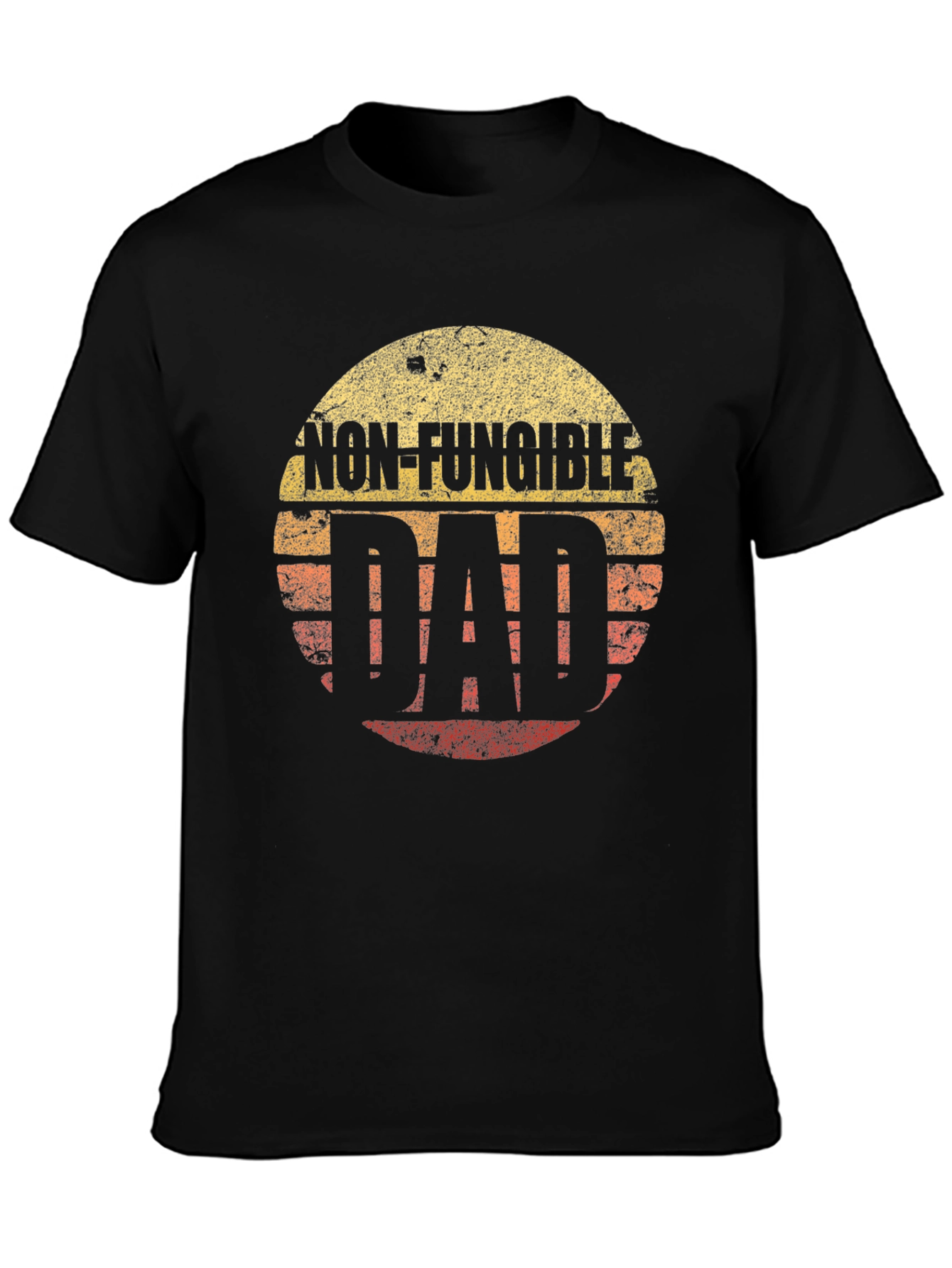 Black Non-Fungible Dad Graphic T-Shirt view 3