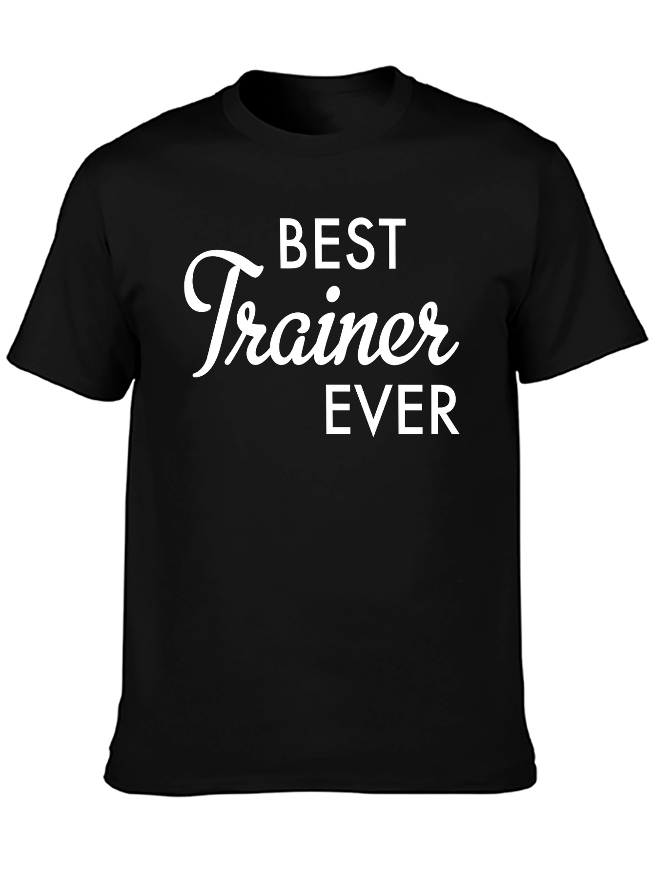 Black Best Trainer Ever Graphic T-Shirt - Black view 3