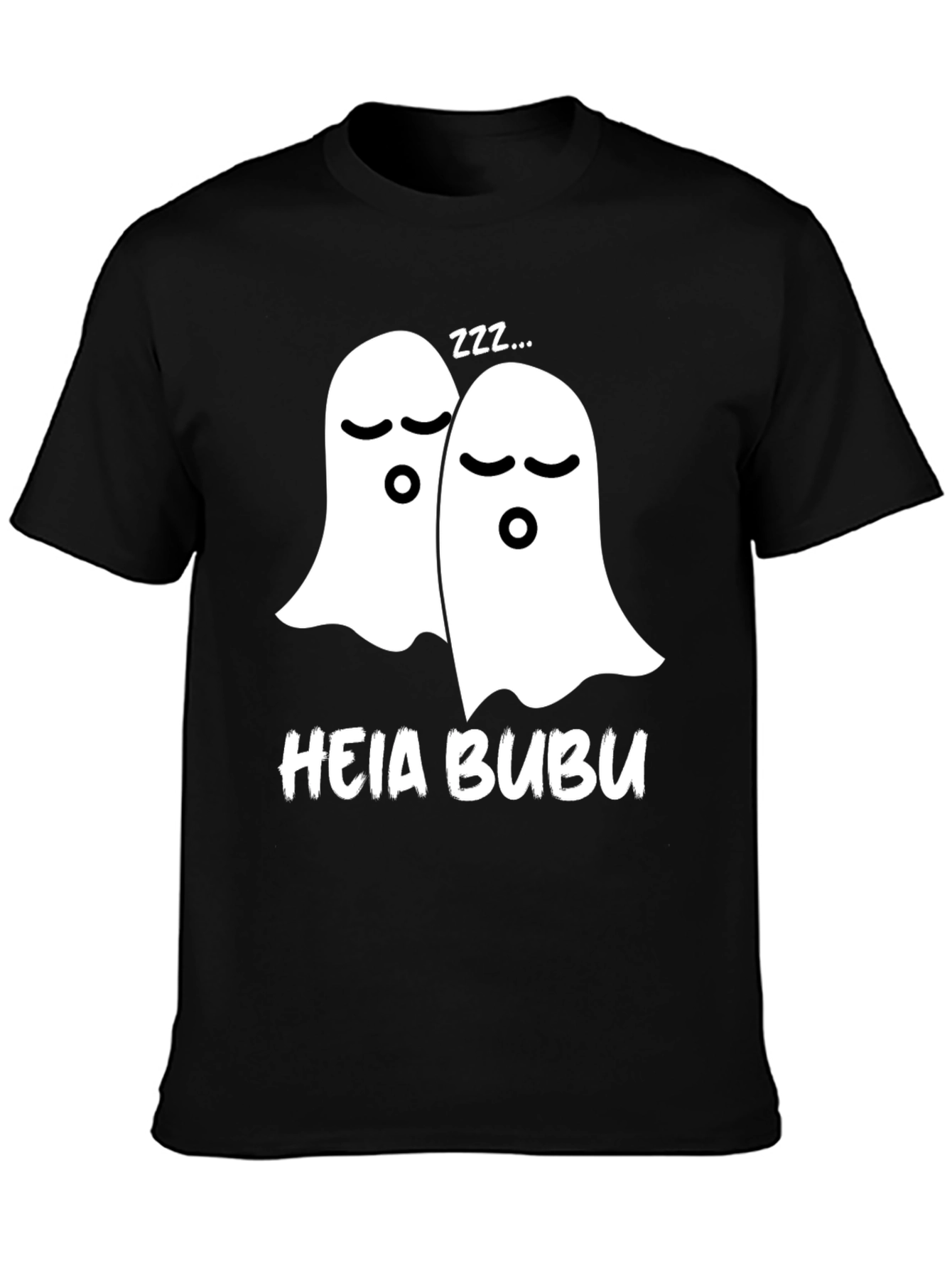 Black Heia Bubu Ghost T-Shirt view 3