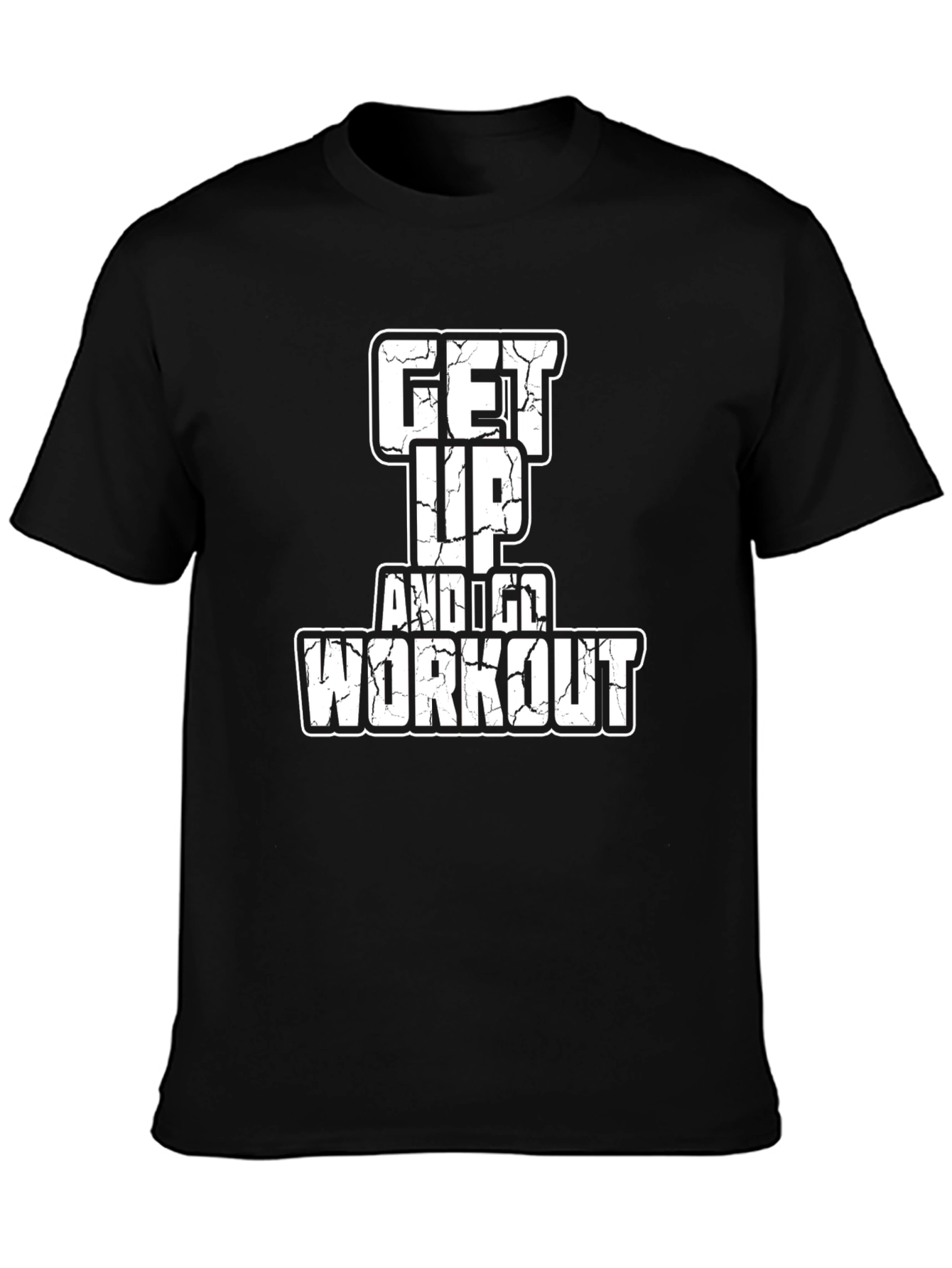 Black Get Up and Go Workout T-Shirt - Black view 3