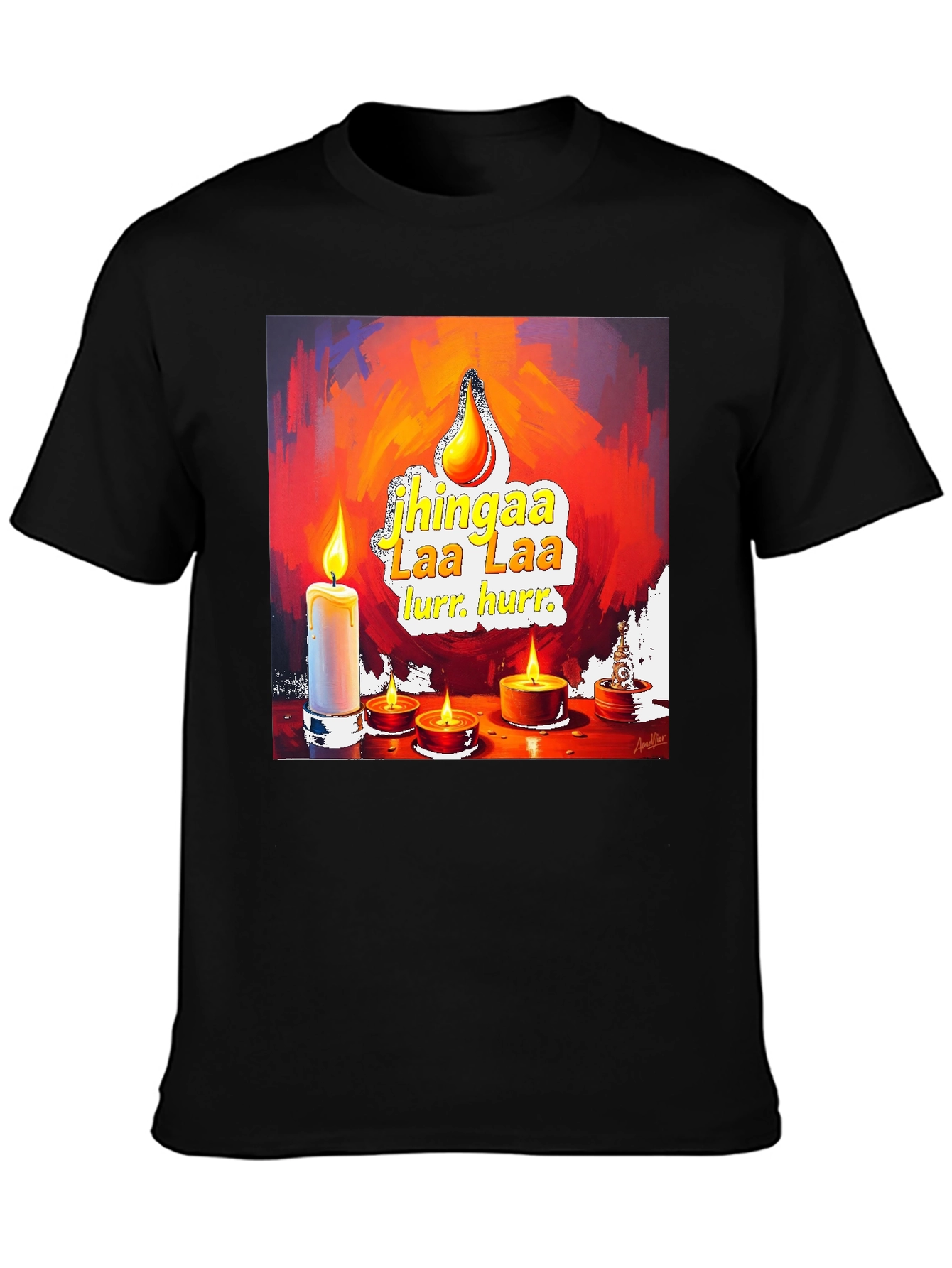 Candlelight Art Tee - 3