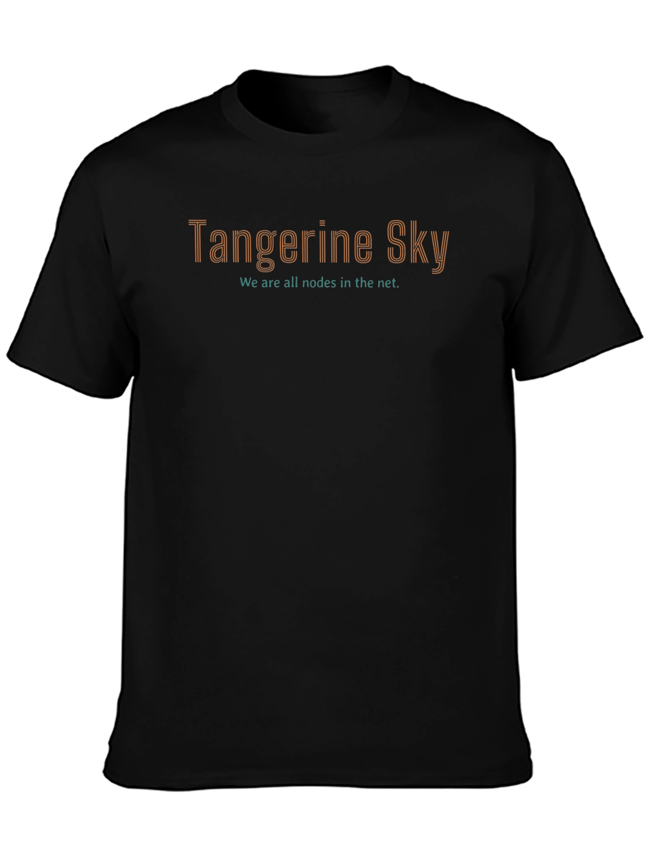 Black Tangerine Sky Graphic Tee - Stylish Comfort view 3