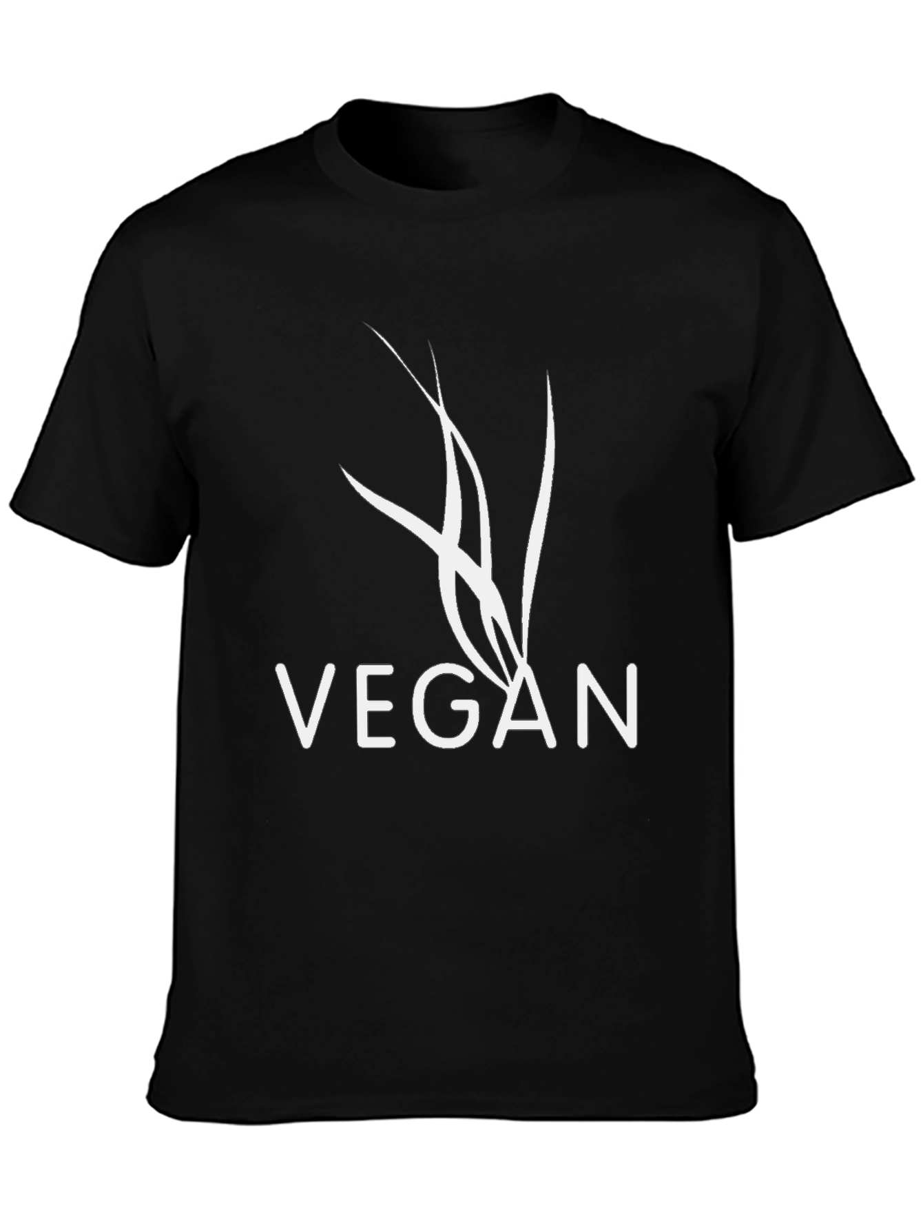 Black Vegan T-Shirt - Stylish & Sustainable view 3