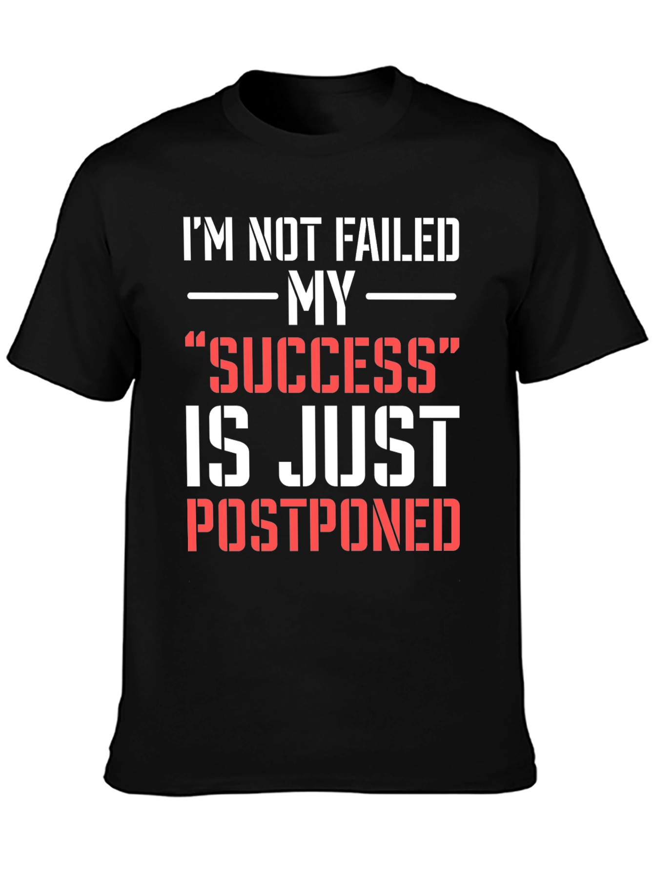 Black I'm Not Failed Black Graphic Tee view 3