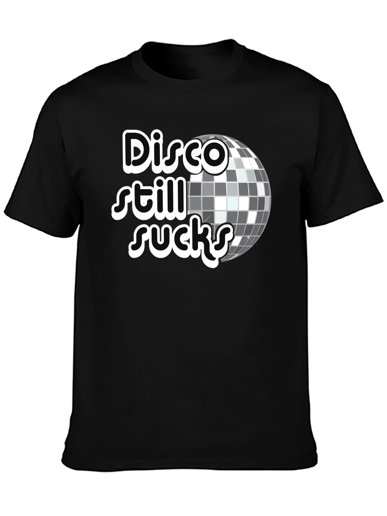 Black Disco Still Sucks Graphic Tee view 3