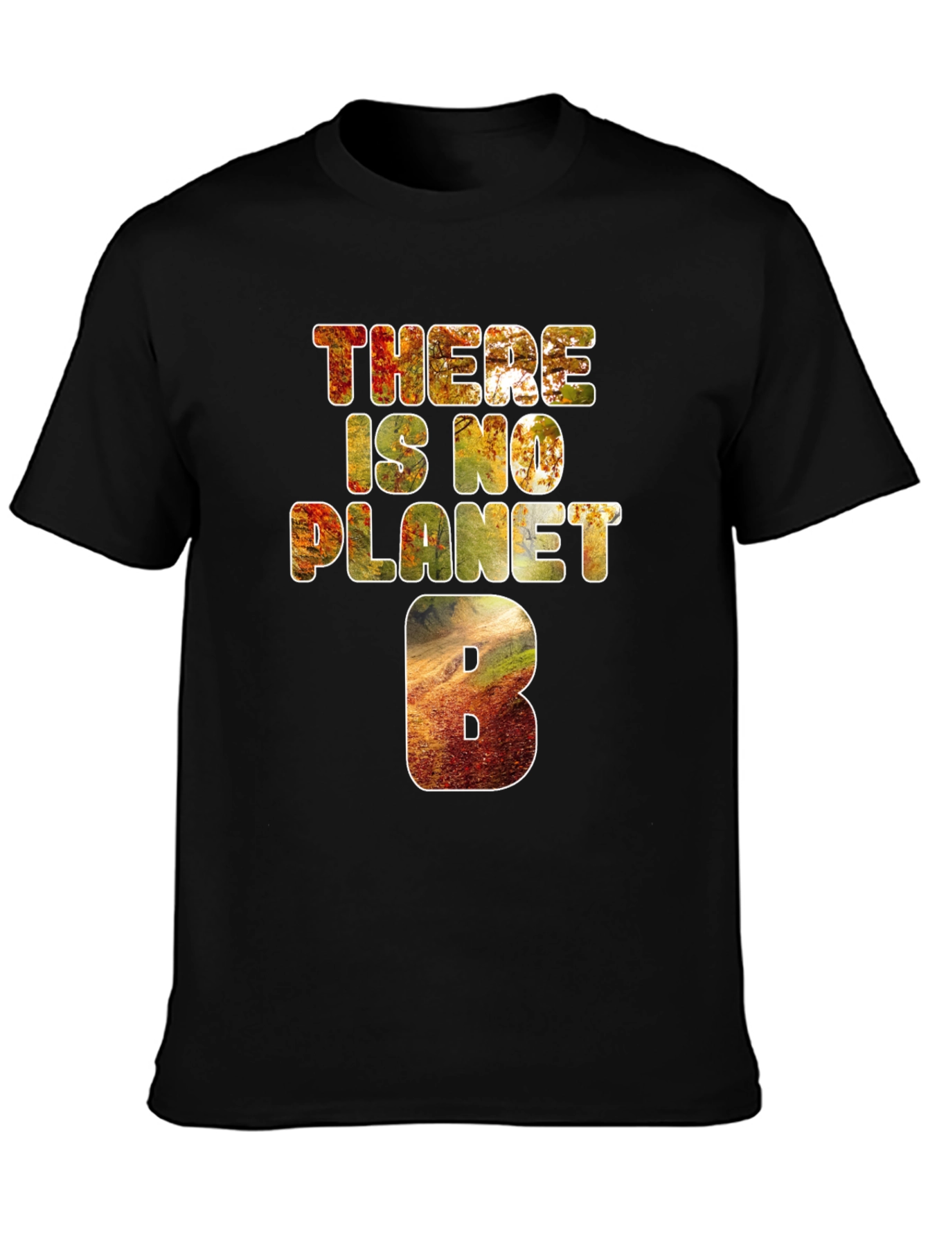 Black There Is No Planet B Graphic Tee view 3