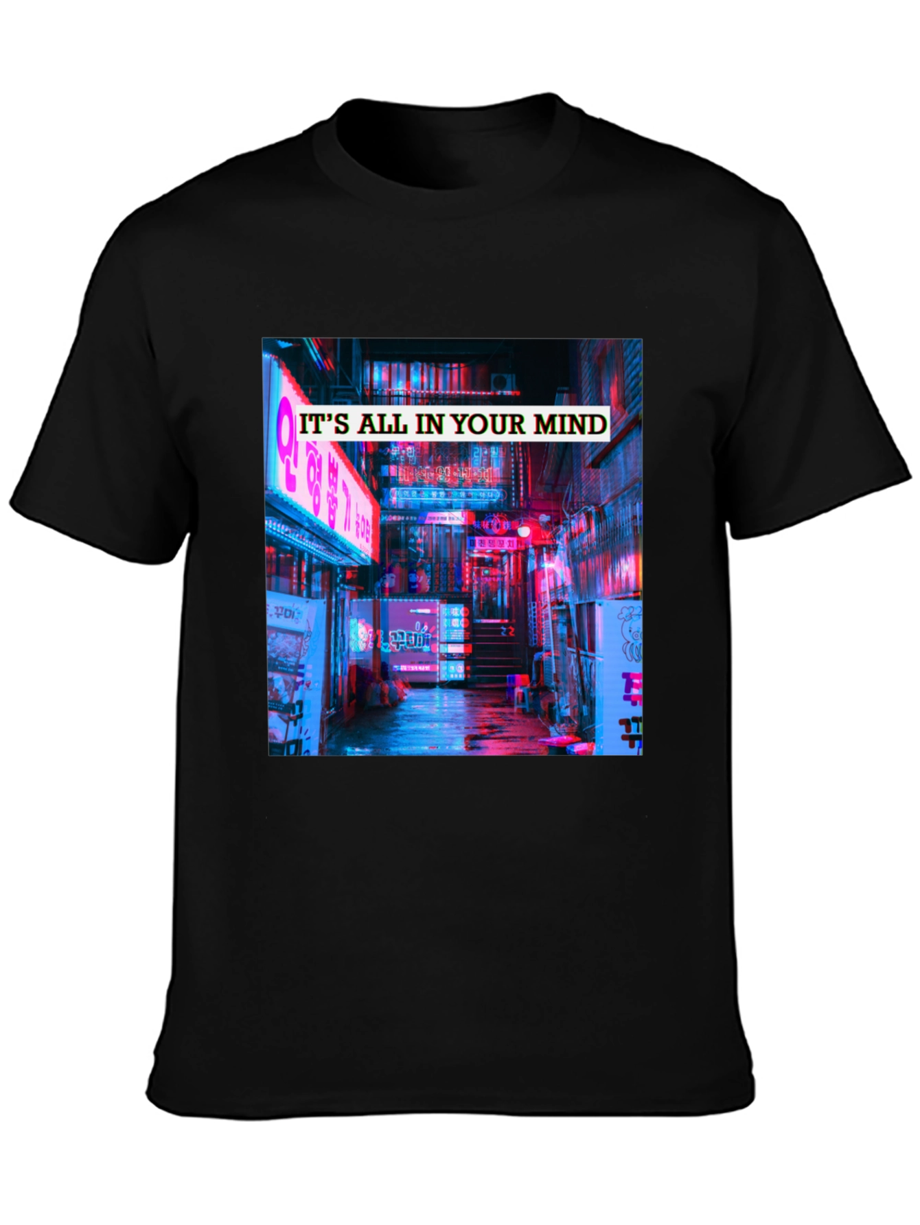 Black Mindscape Graphic Tee view 3