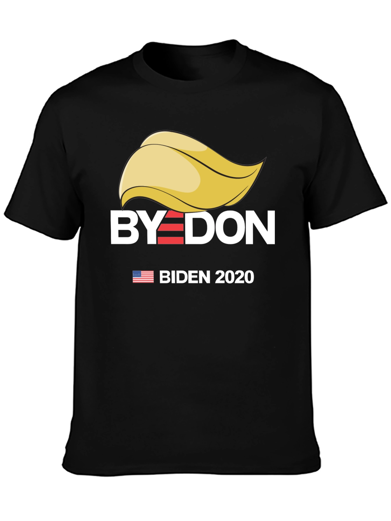 Black Byedon Anti-Trump T-Shirt view 3