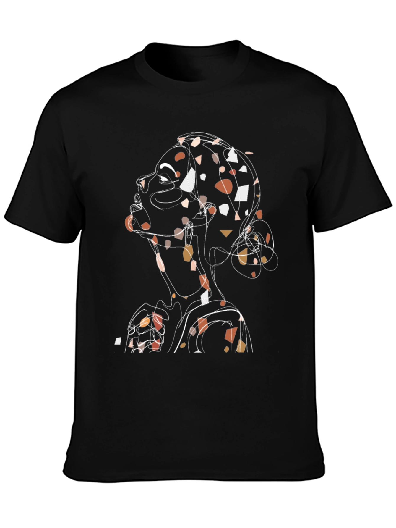 Abstract Woman Graphic Tee - Unique Art Print - 3