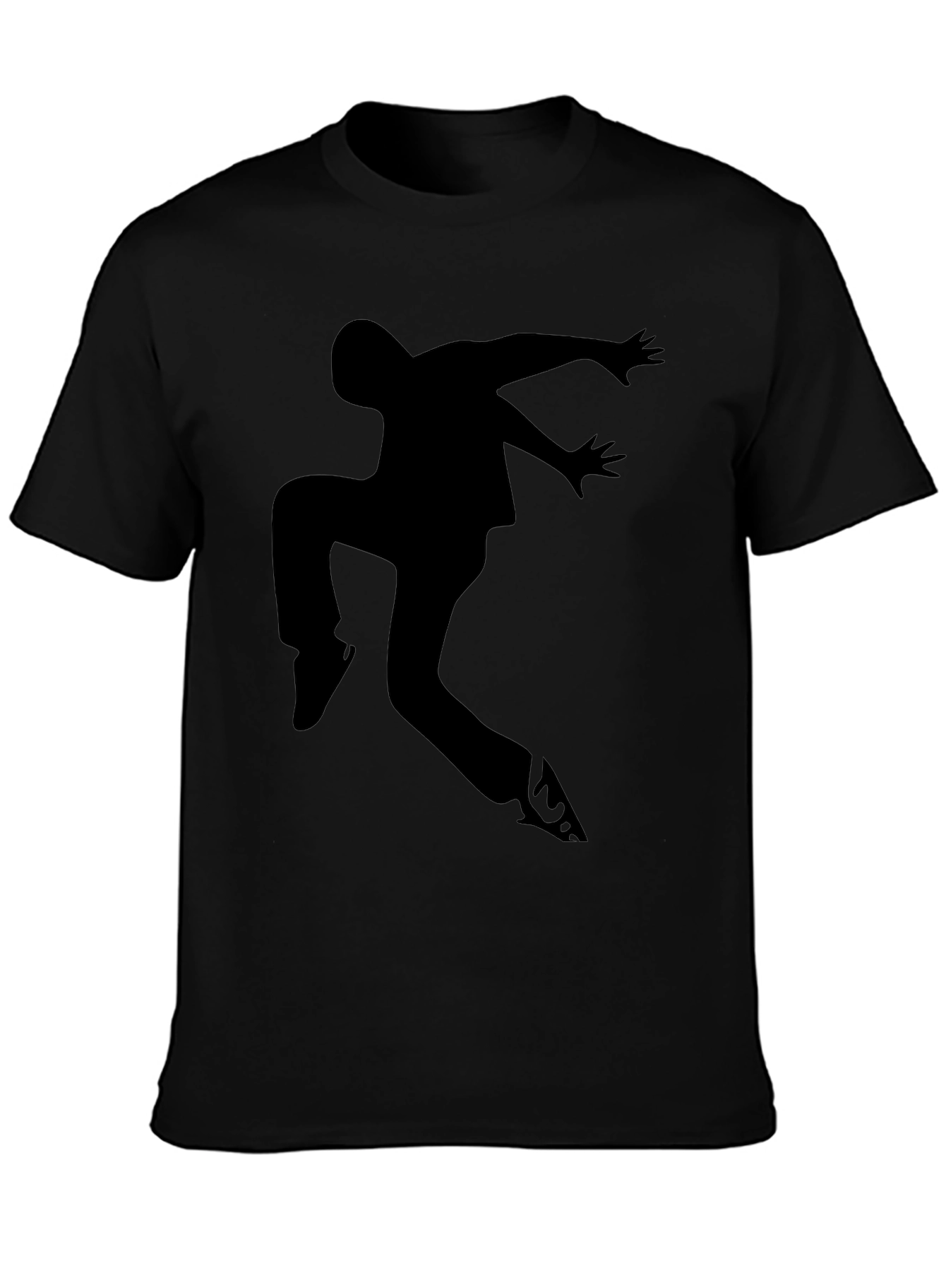 Black Black Dancer Silhouette Graphic Tee view 3