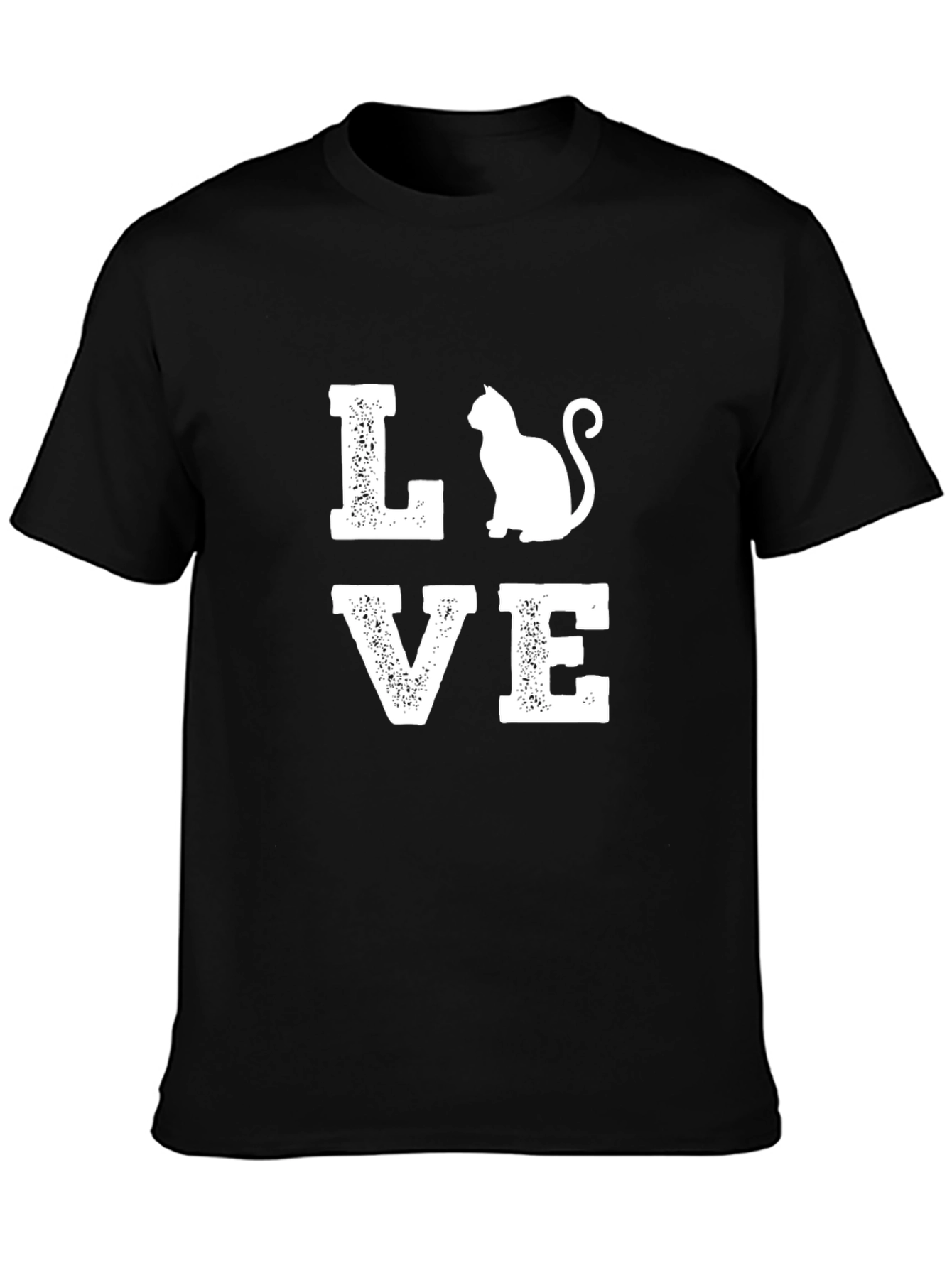 Black Love Cats T-Shirt - Unisex view 3
