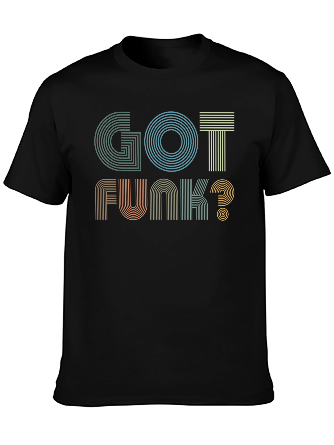 Black Got Funk? Graphic Tee - Retro Style T-Shirt view 3