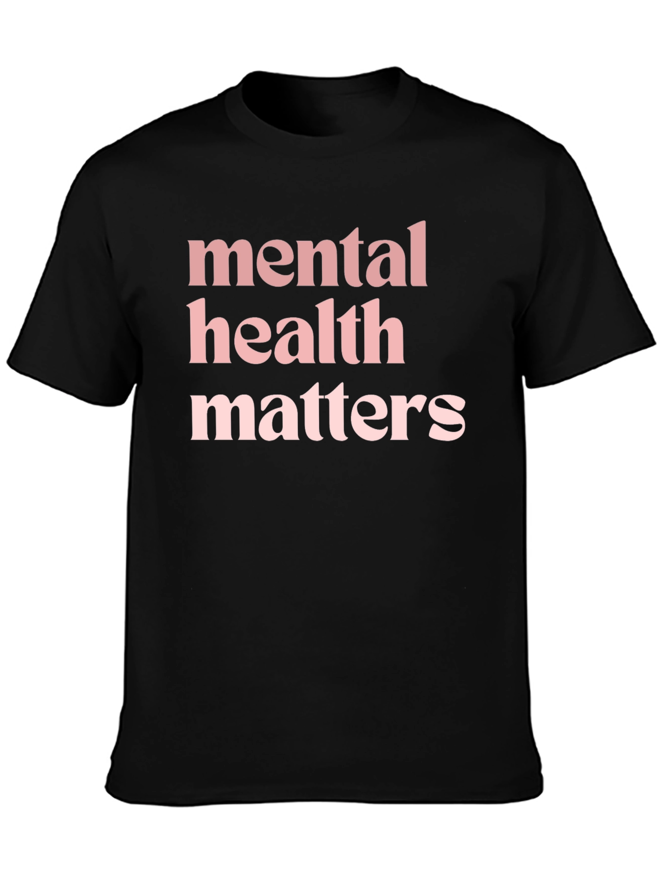 Black Mental Health Matters Graphic T-Shirt view 3