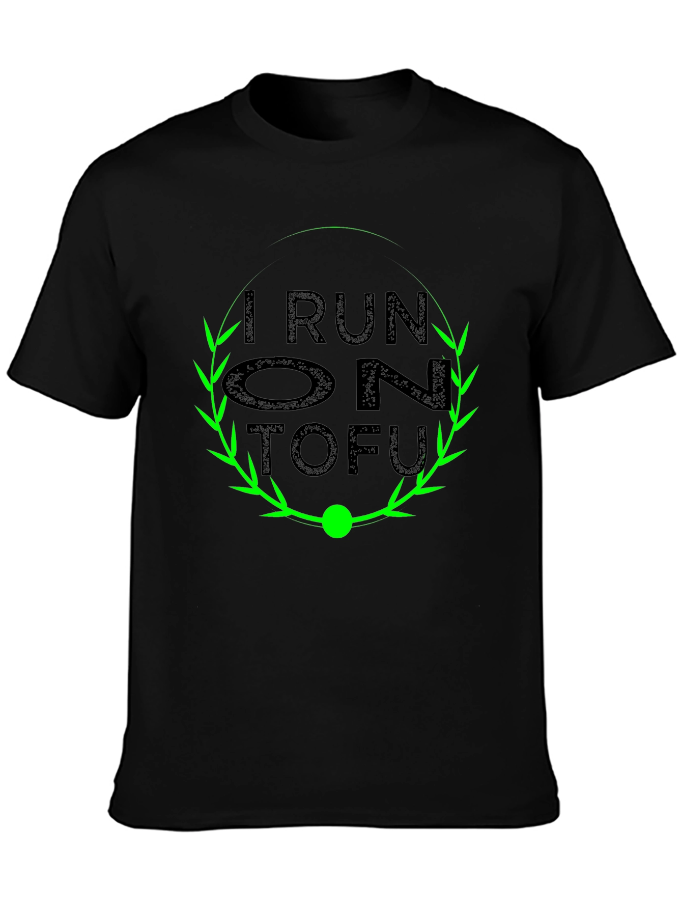 I Run On Tofu Graphic Tee - Vegan Friendly Shirt - 3