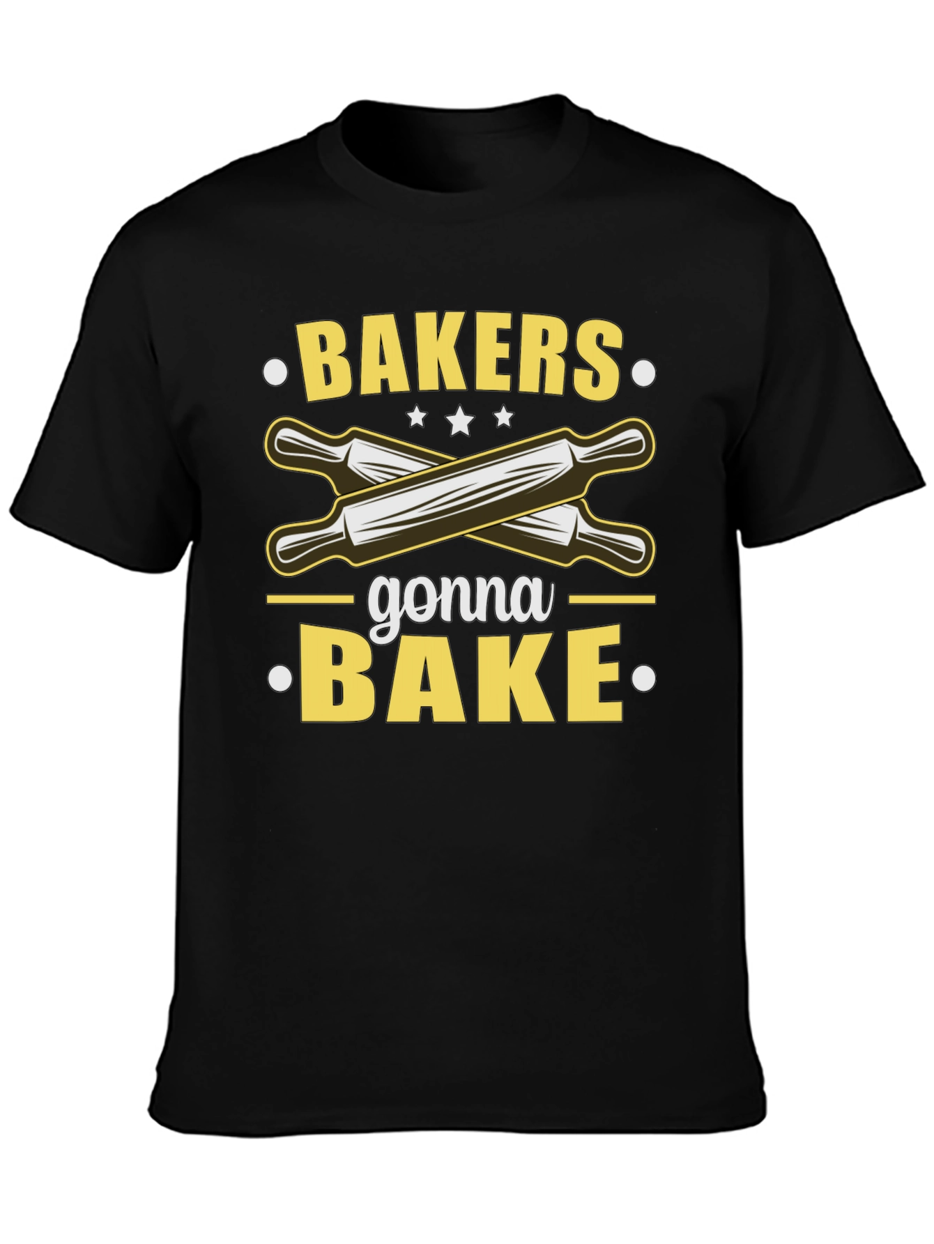 Black Bakers Gonna Bake T-Shirt view 3