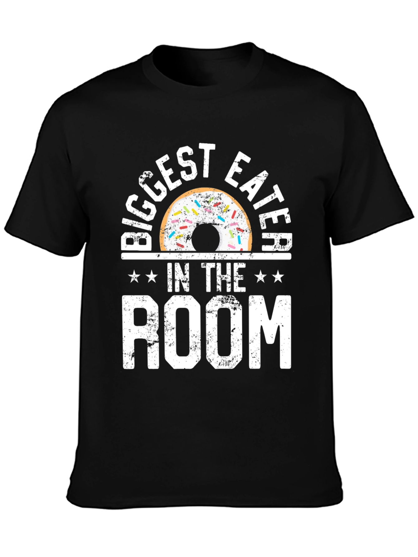 Black Biggest Eater in the Room Graphic Tee view 3