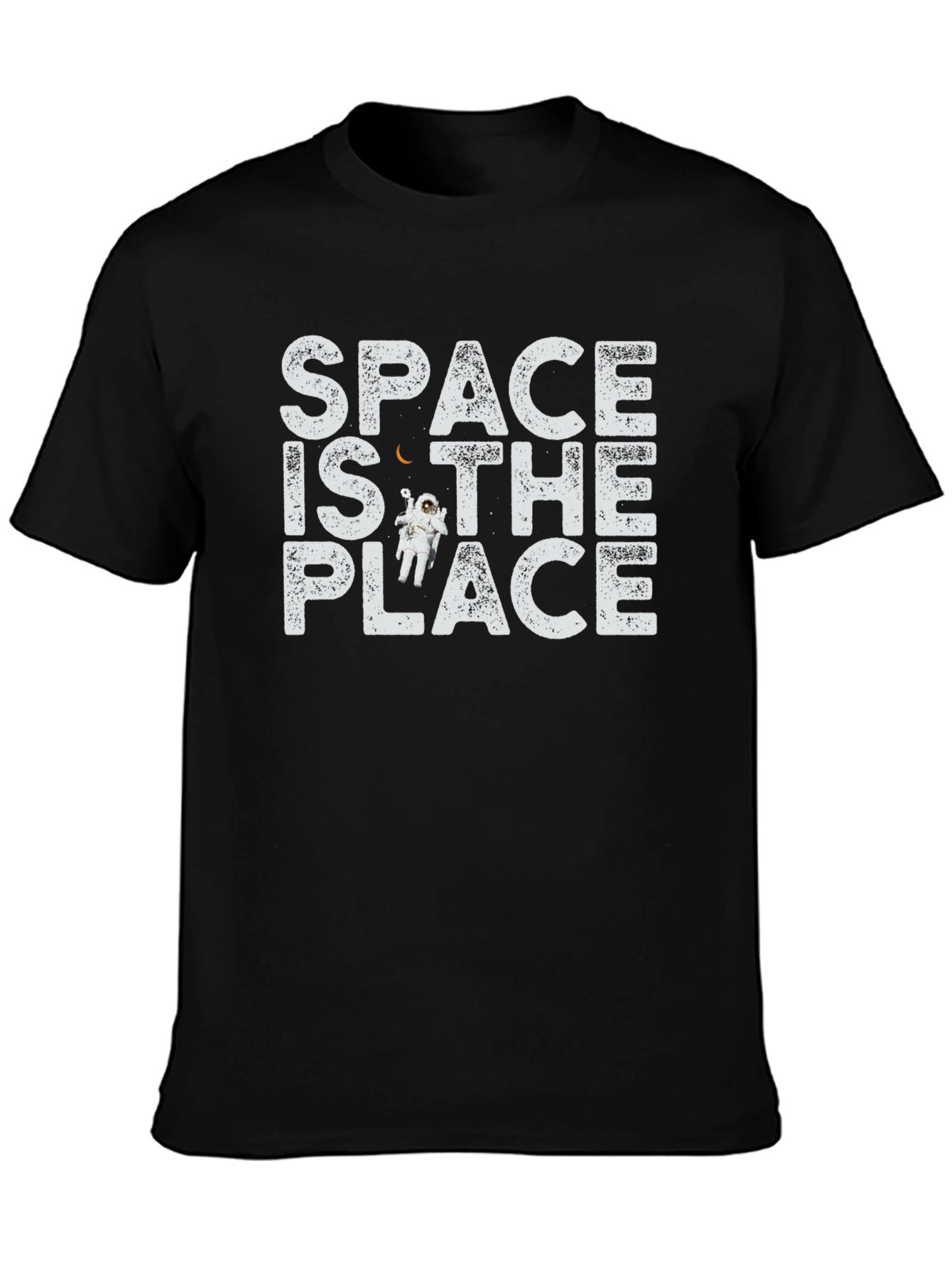 Black Space Is The Place Graphic T-Shirt view 3