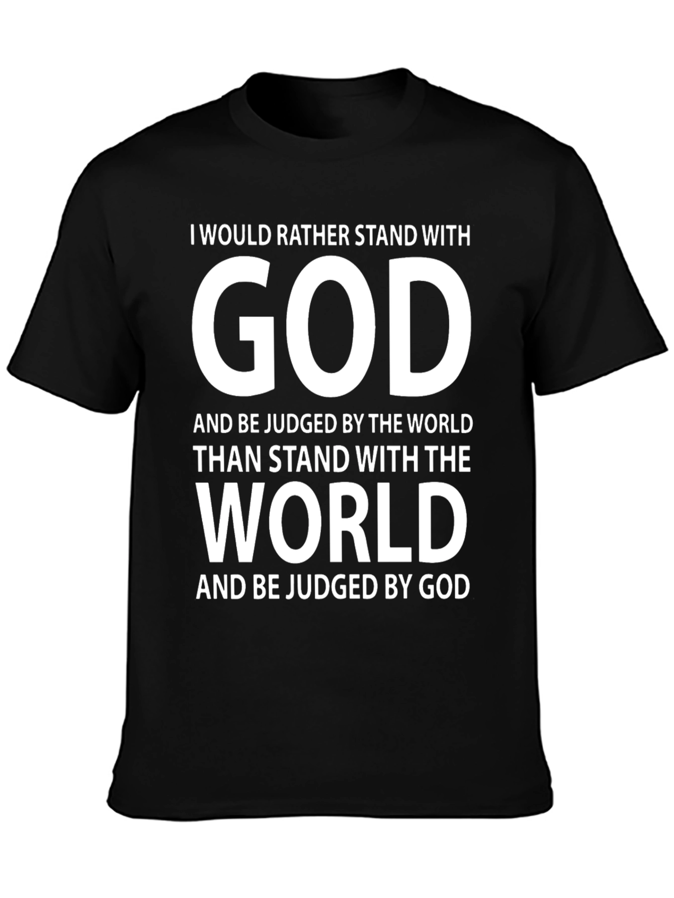 Stand with God Graphic T-Shirt - 3