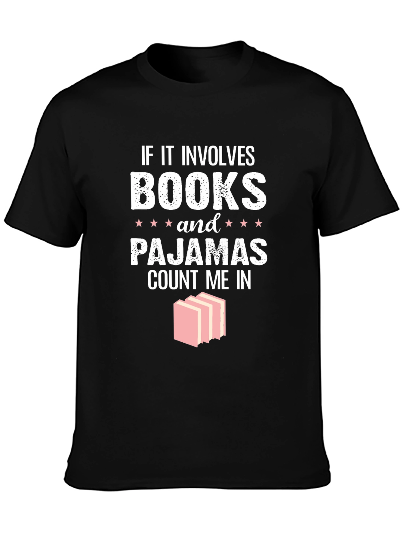 Black Books and Pajamas T-Shirt view 3