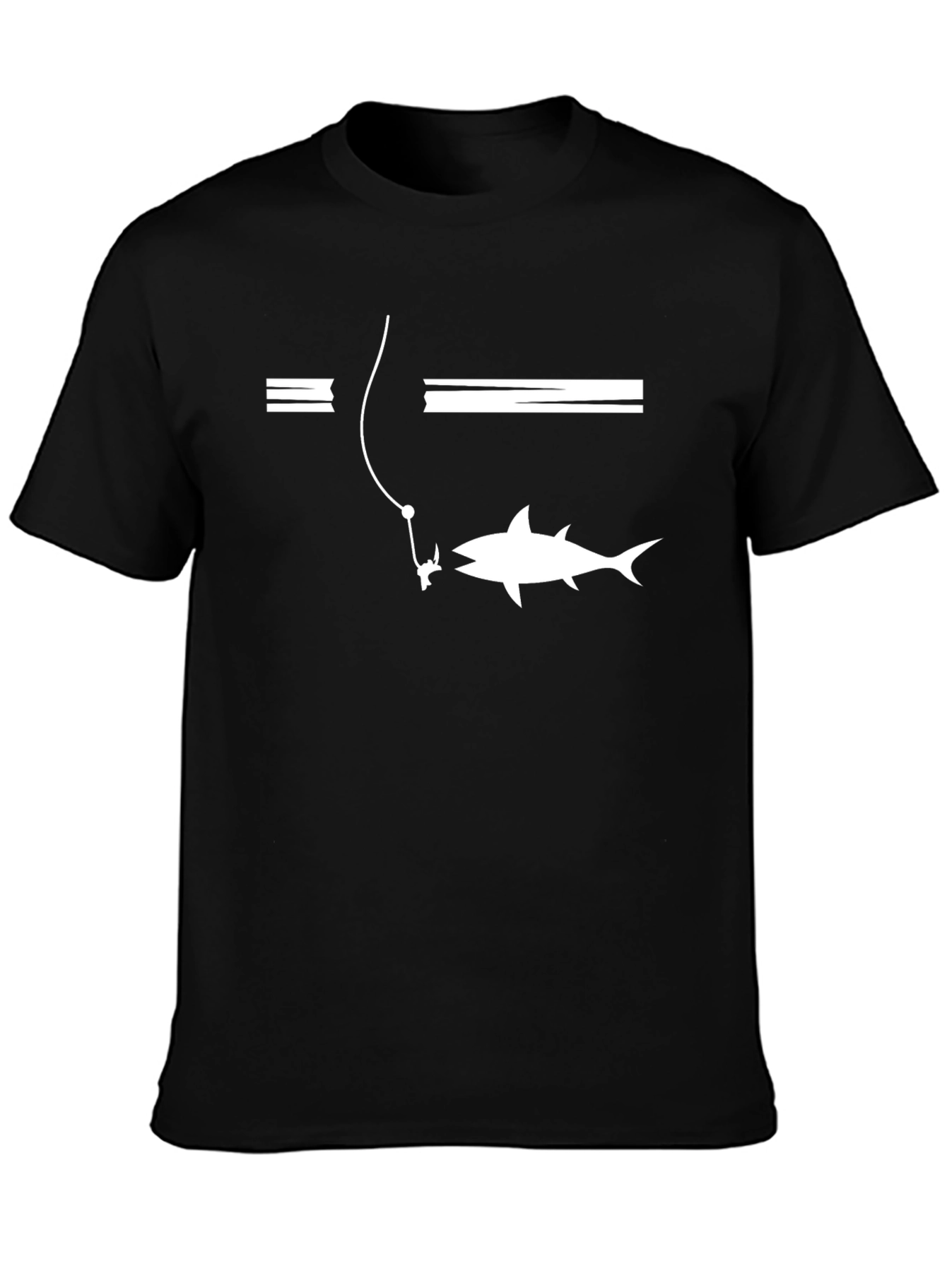 Black Shark Bait Tee - Men's Graphic T-Shirt view 3