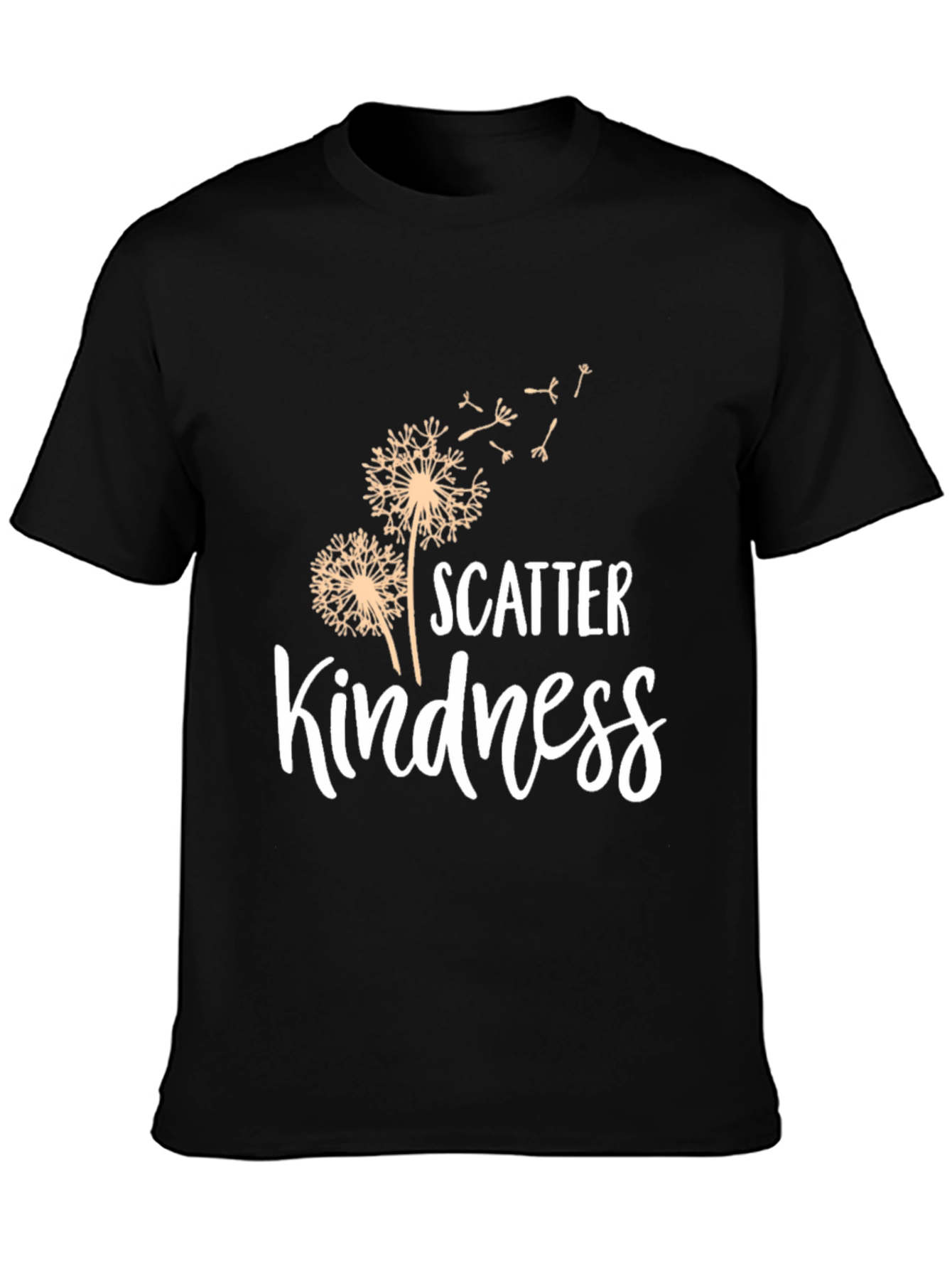 Black Scatter Kindness Graphic Tee view 3