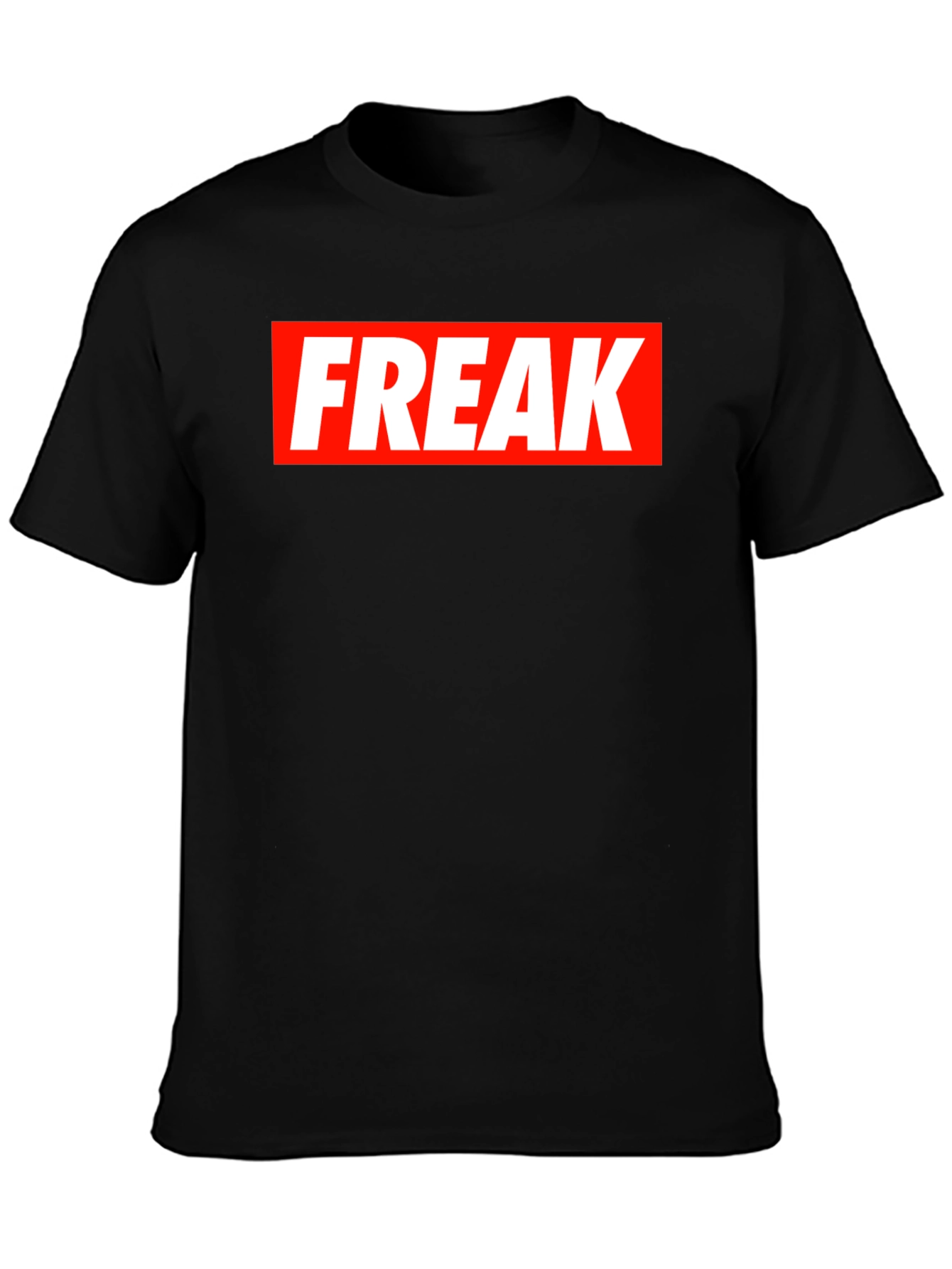 Black Freak Graphic Tee - Bold Statement T-Shirt view 3