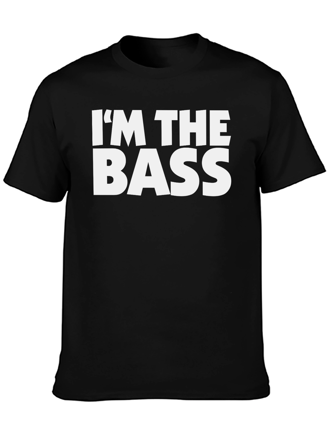 Black I'm The Bass Graphic T-Shirt view 3