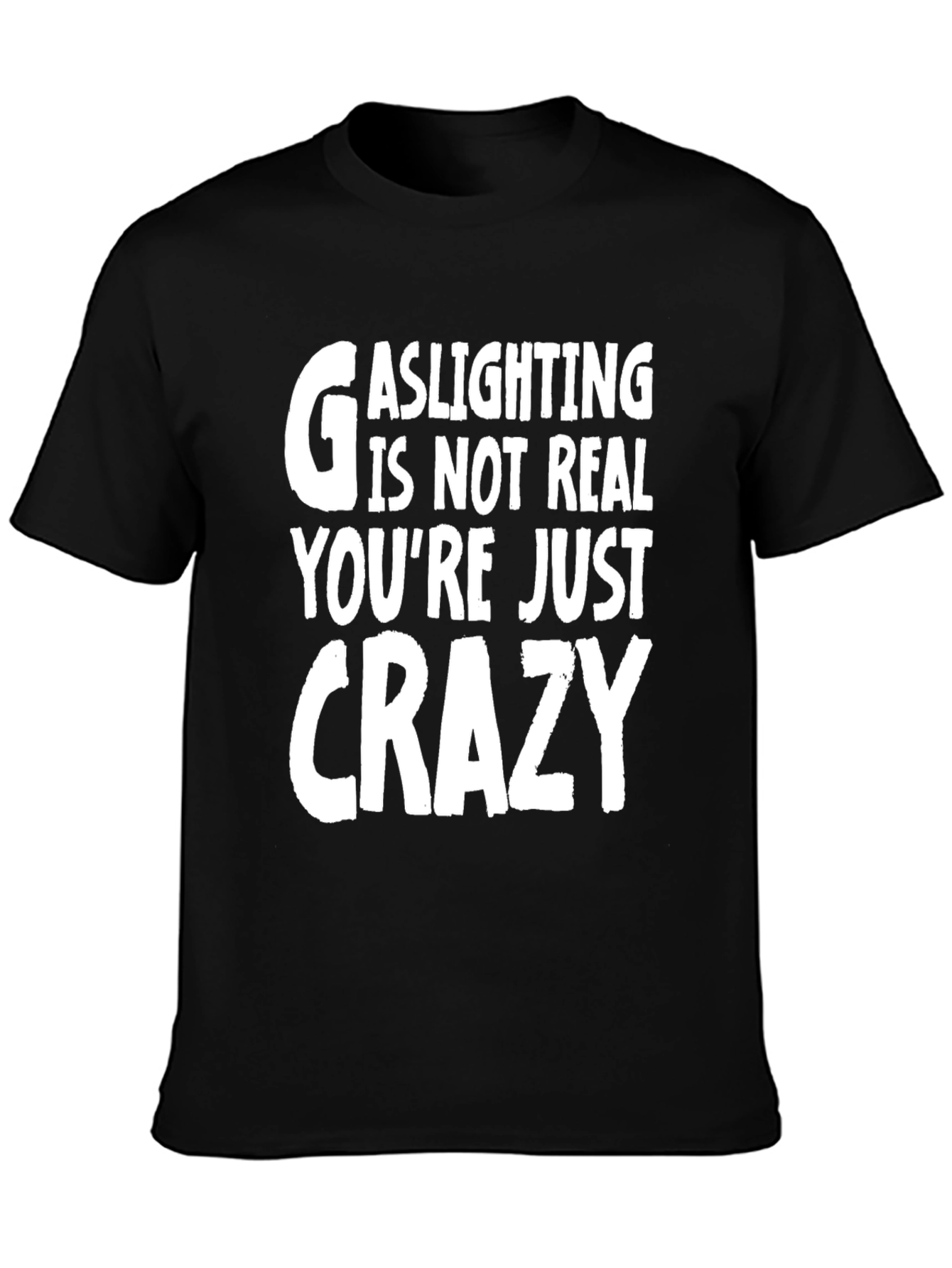 Black Gaslighting is Not Real Graphic Tee view 3
