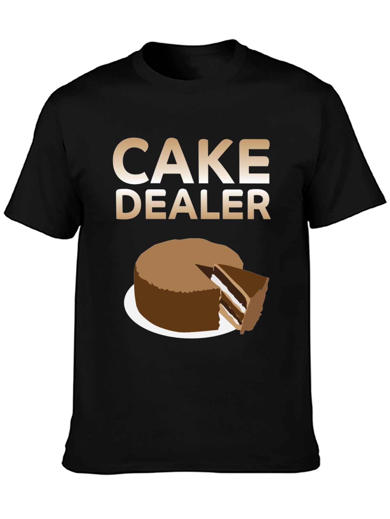 Black Cake Dealer Graphic T-Shirt view 3