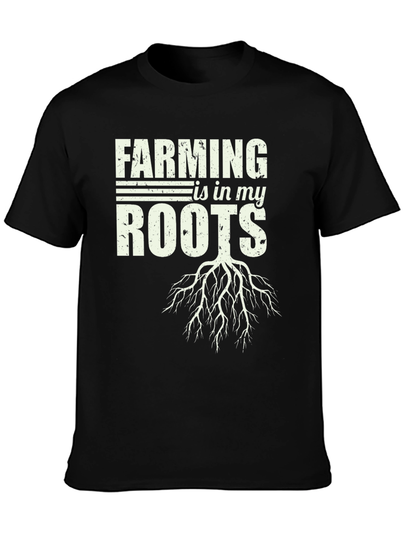 Black Farming is in My Roots T-Shirt view 3