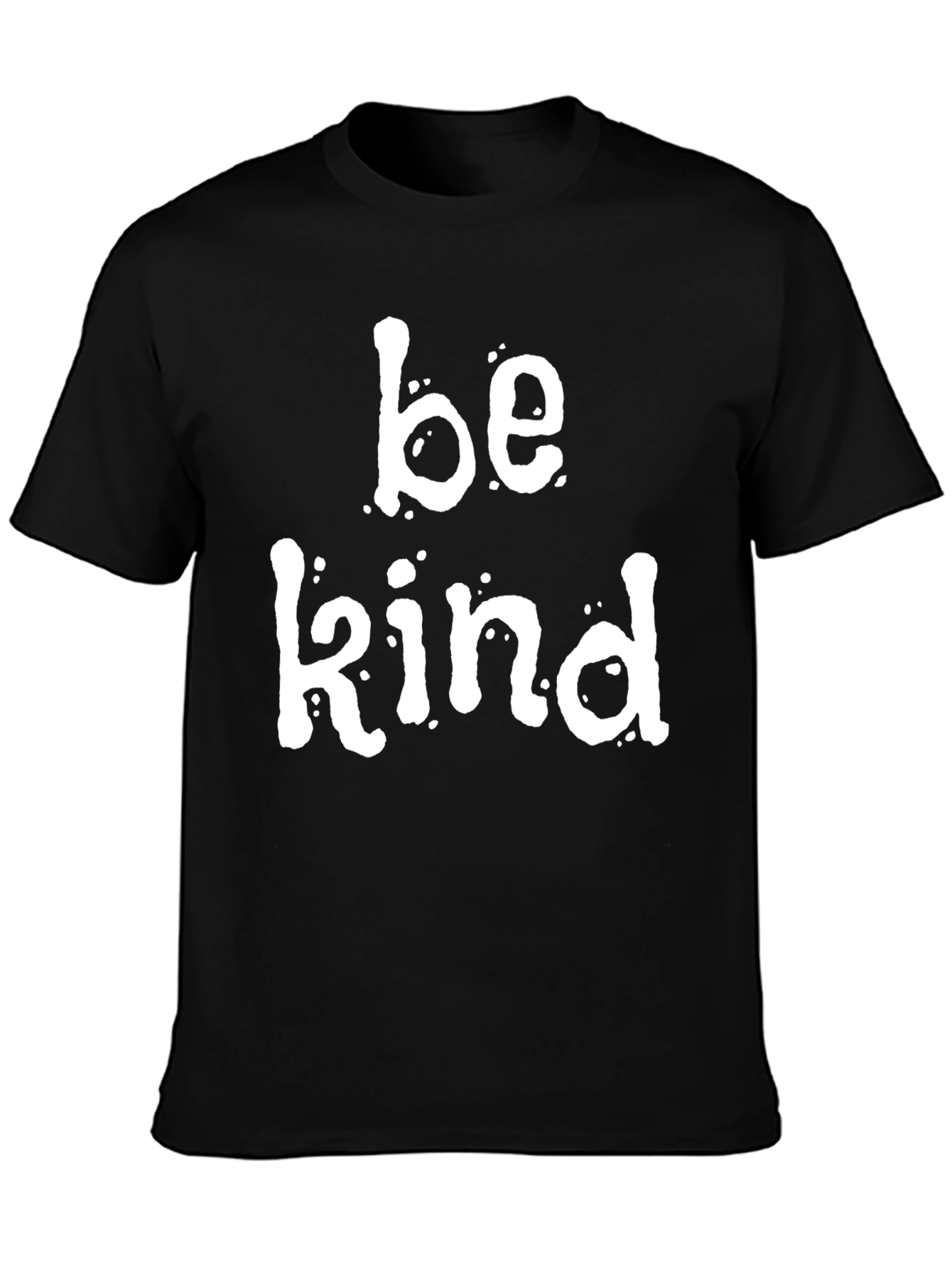 Black Be Kind Graphic Tee - Soft Cotton Blend view 3
