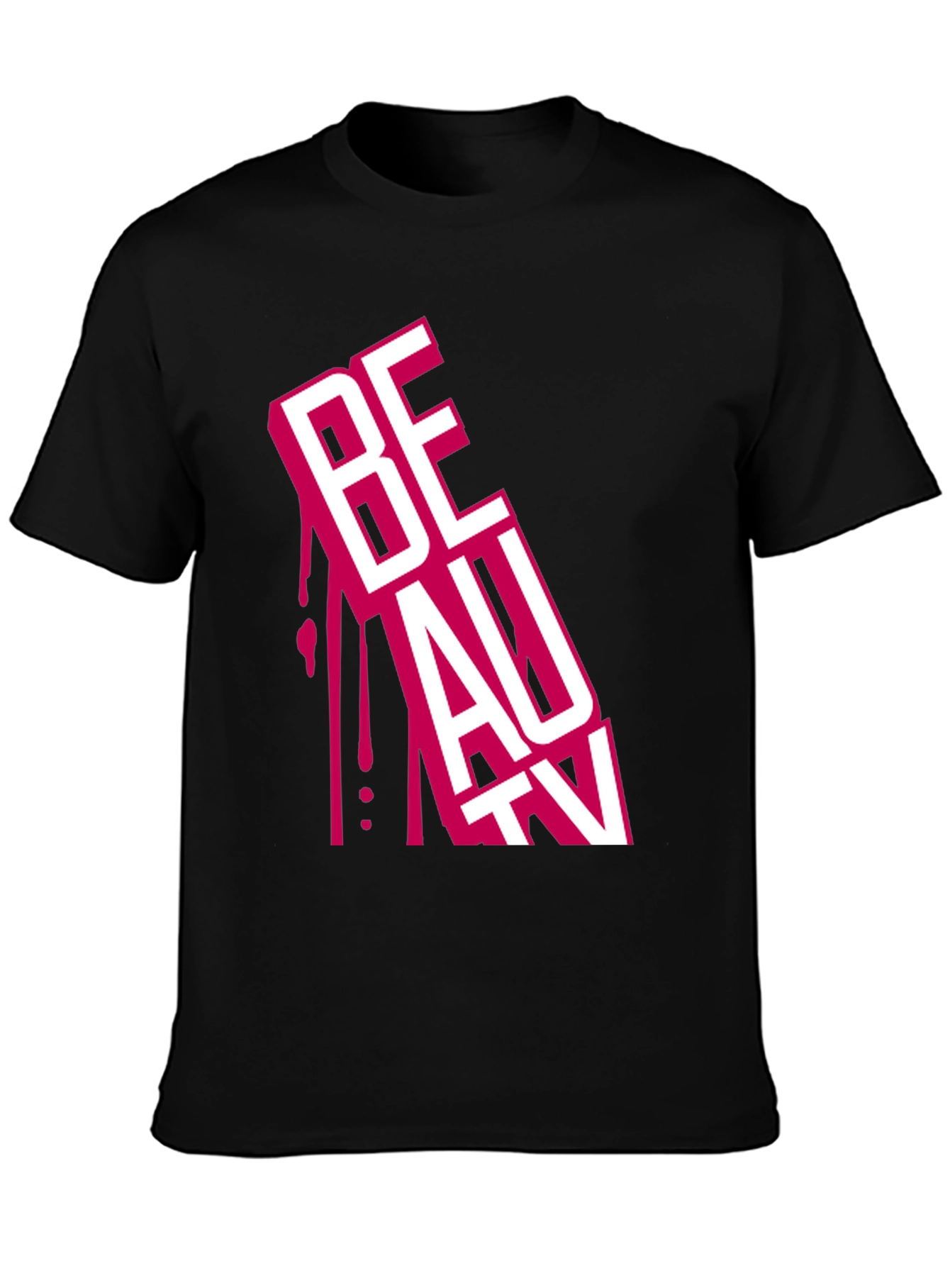 Black Beauty Drip Graphic Tee - Bold Streetwear view 3