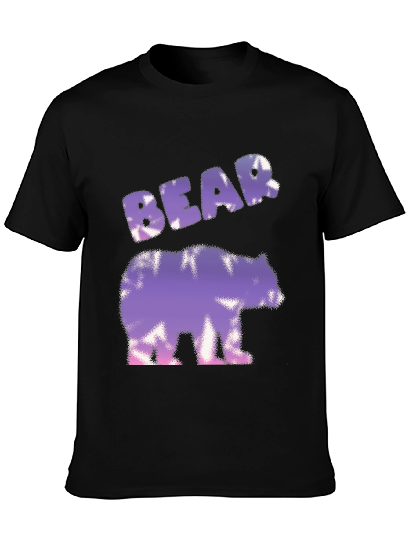 Black Bear Tie-Dye Graphic T-Shirt view 3