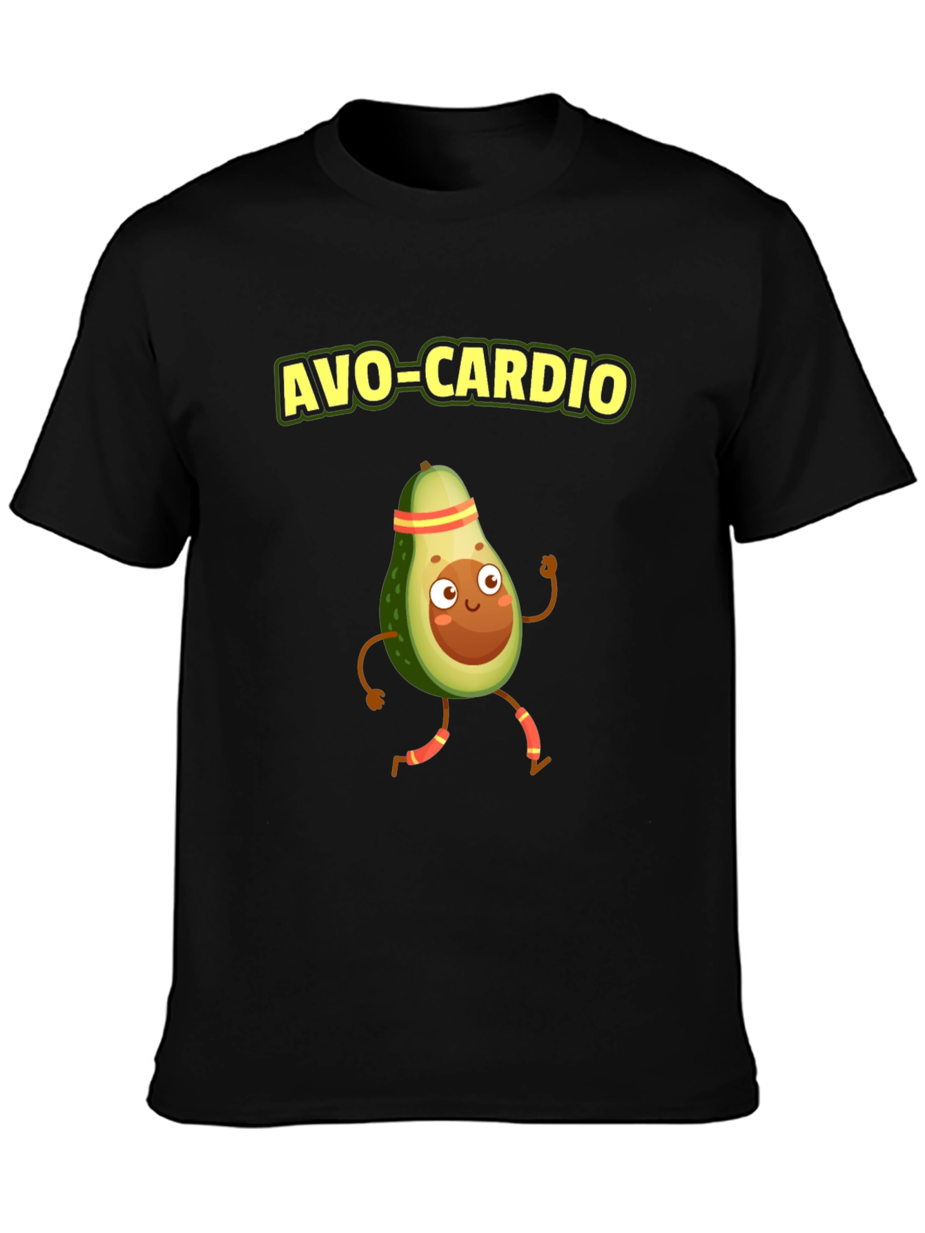 Black Avo-Cardio Black T-Shirt view 3